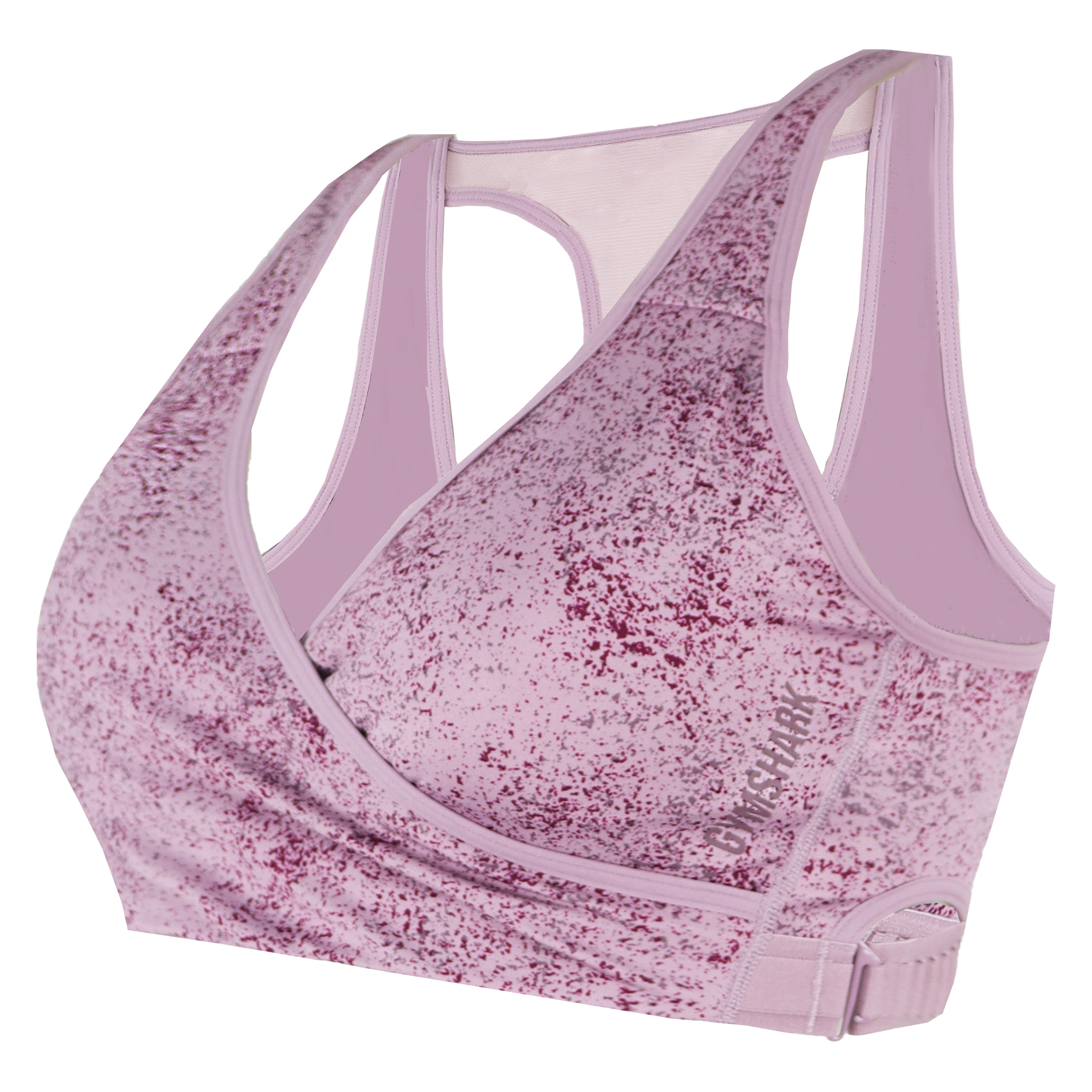Gymshark Chalk Womens Malow Purple Sport-BH dam – bild 2