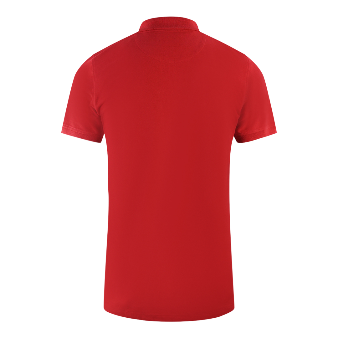 Aquascutum London Classic Röd pikétröja herr – bild 2