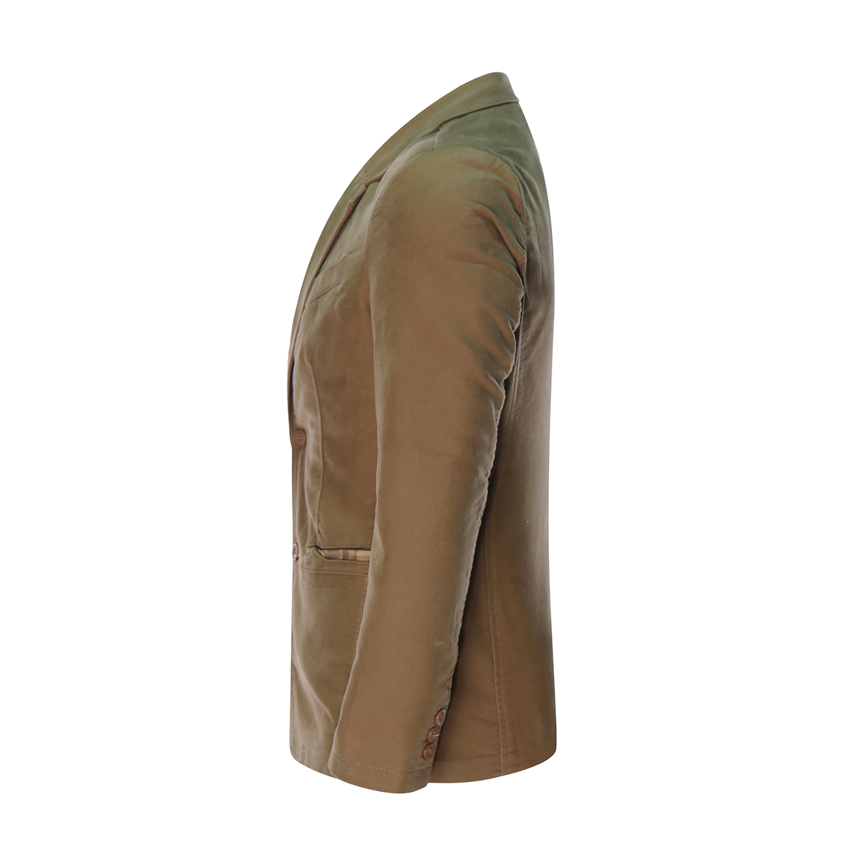 Allthemen Herr Casual 2 Knappar Höst Blazer Slim Fit Sport Jacka – bild 2