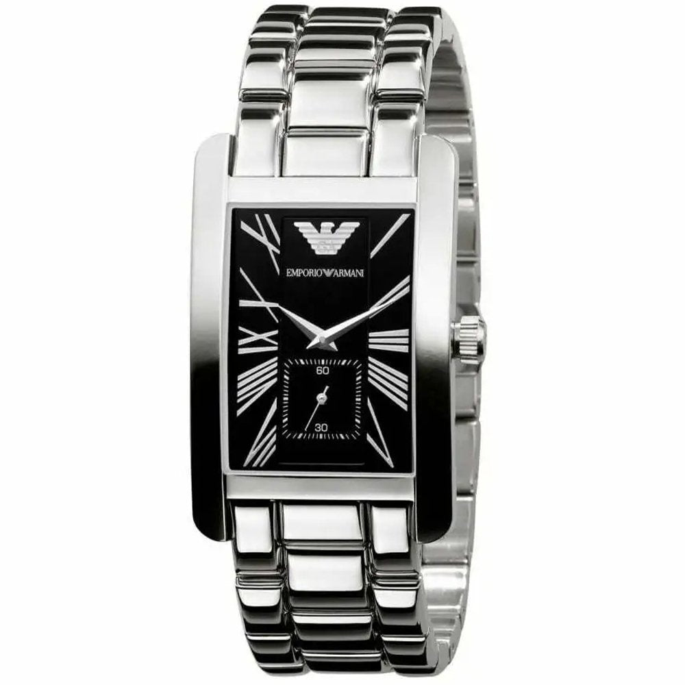 AR0156 Classic Black Rectangle herrklocka