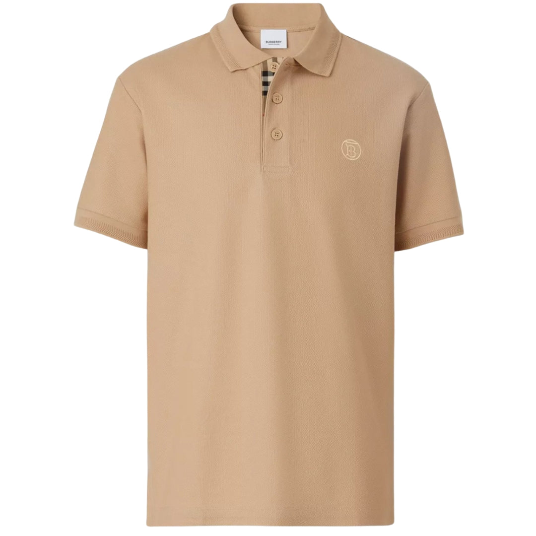 Thumbnail - Polo Kameelbeige mit Logo von Burberry und Logo Circular