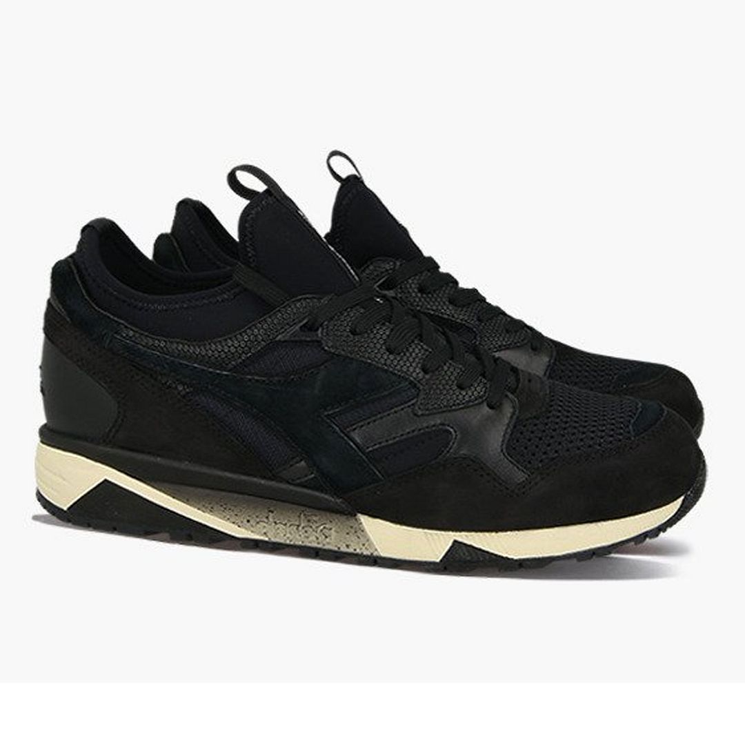 Diadora x Paura N9002 Strumpor Herr Svart Träningsskor – bild 2
