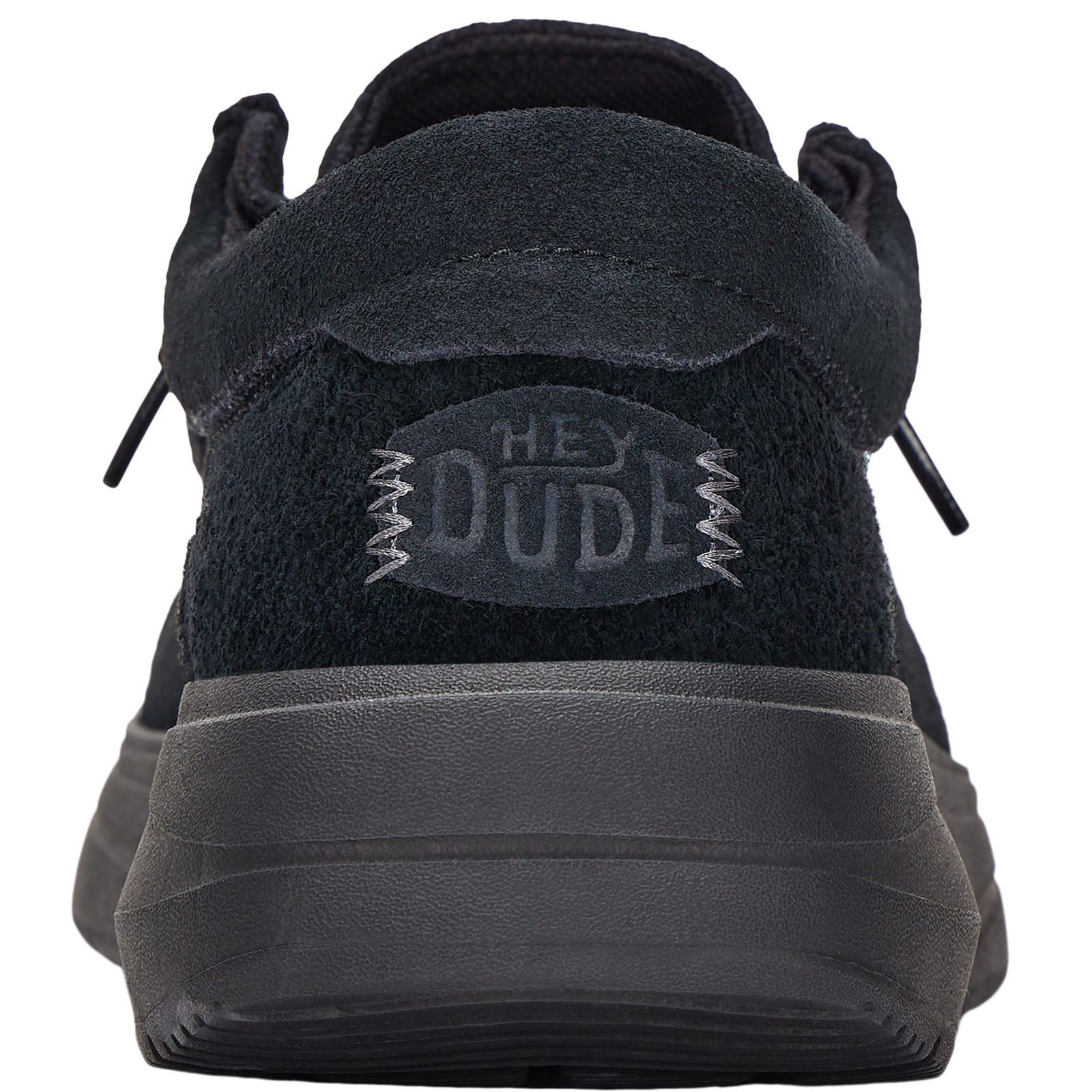 Wally X Suede Svarta båtskor för män 2