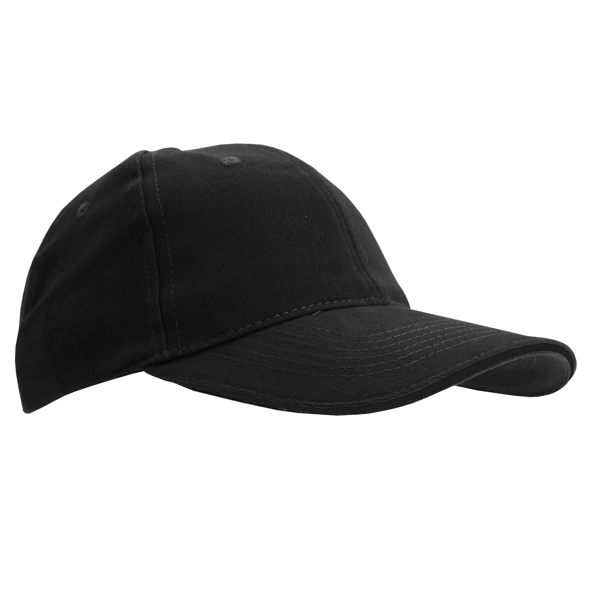 Thumbnail - SOLS Unisex Buffalo Baseballkappe (Schwarz)