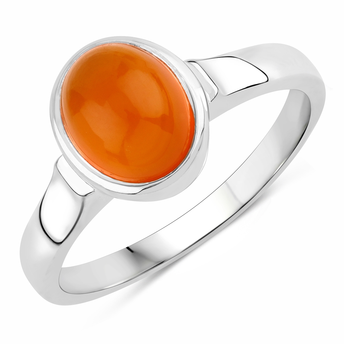 Rafaela Donata Womens Khushi Female Sterling Silver Ring - Size N