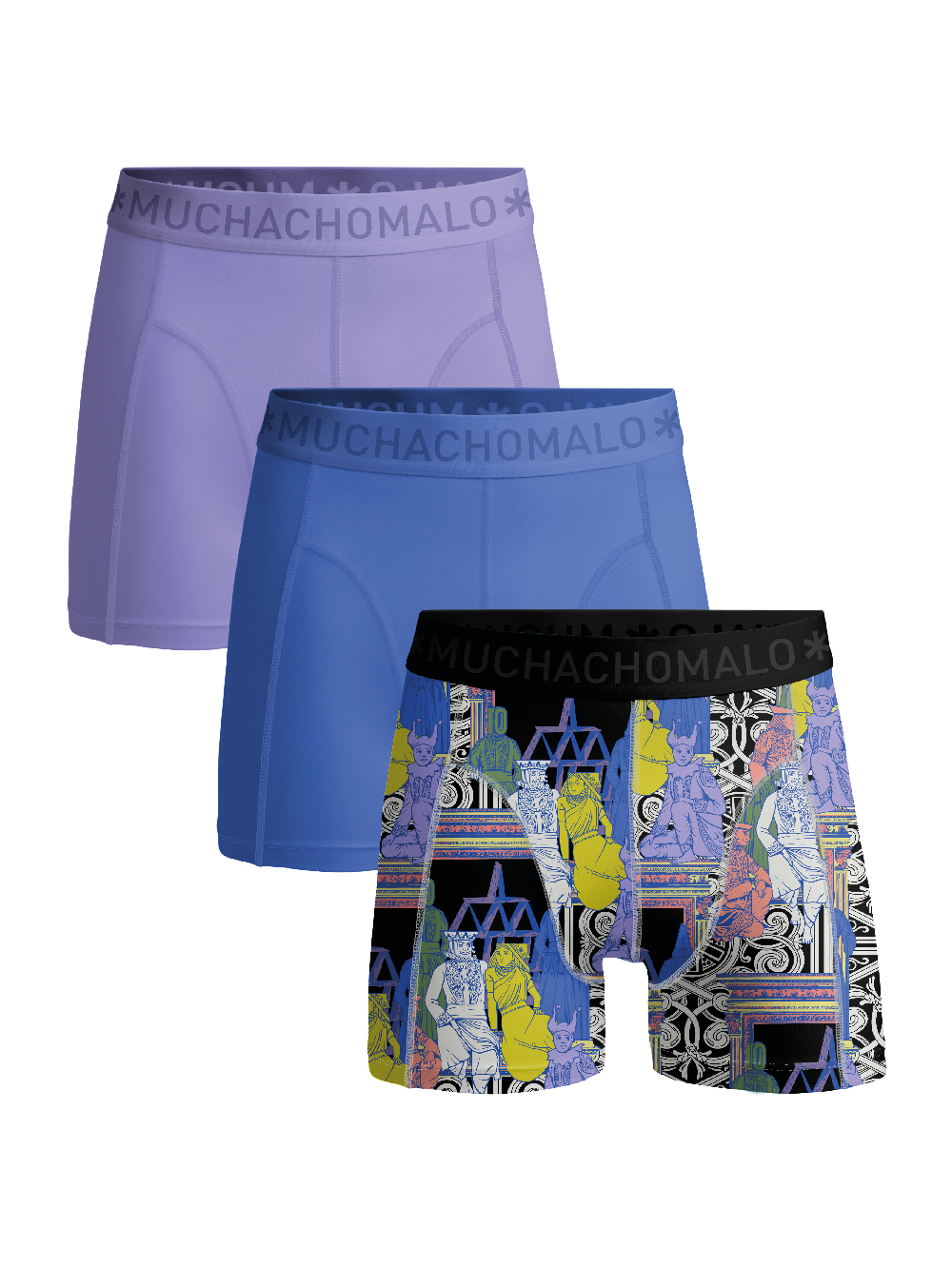 Muchachomalo Herren Boxershorts – 3 Stück – Herren Unterhosen