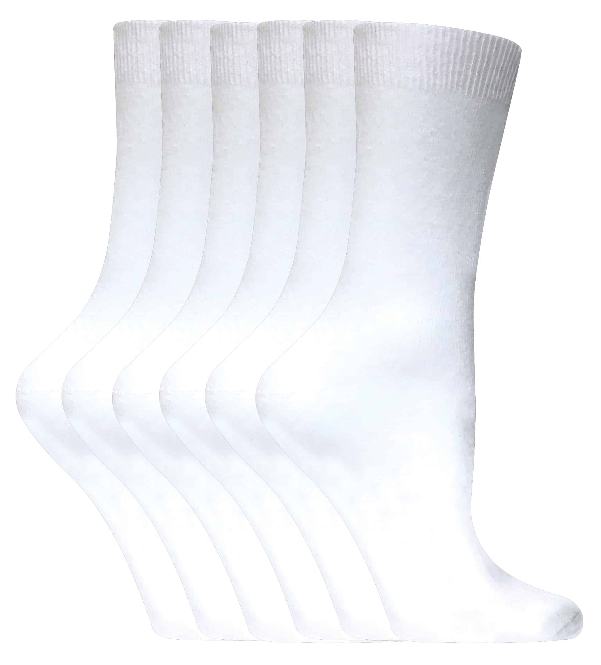 Thumbnail - Sock Snob - 6 Paar Damen einfarbige Baumwollsocken