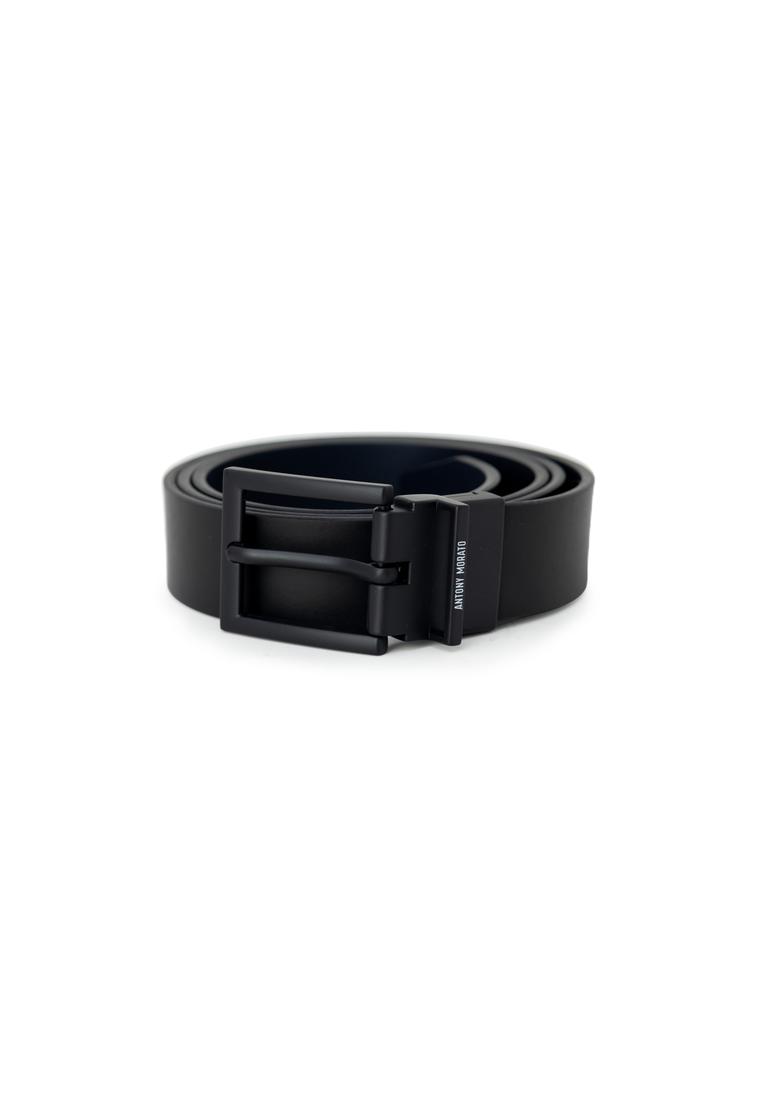 Antony Morato Mens Classic Leather Belt in Black - Size Large