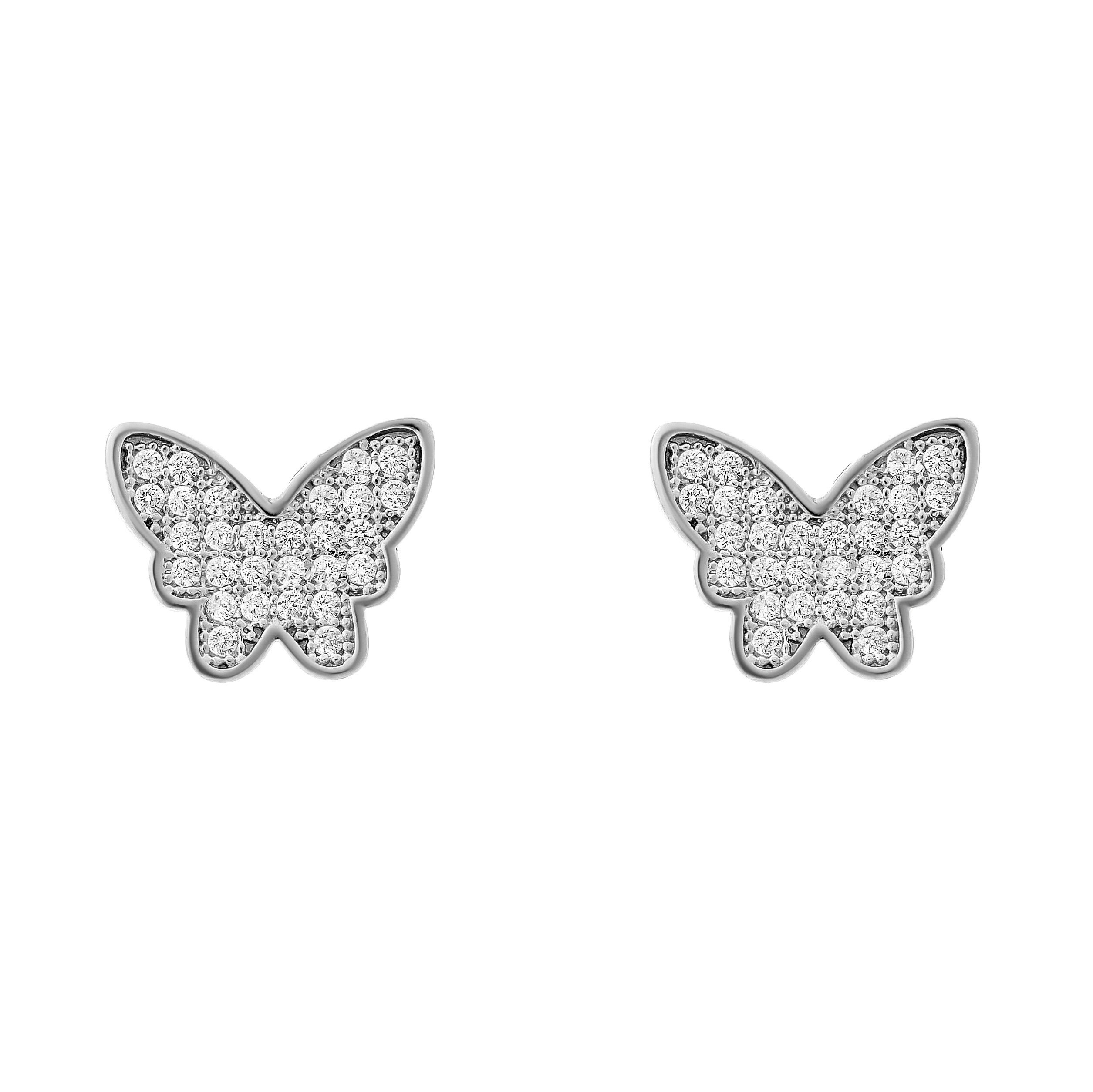 Orphelia 'Amaya' Ohrstecker Für Damen Aus 925er Sterlingsilber - Silber Zo-7316