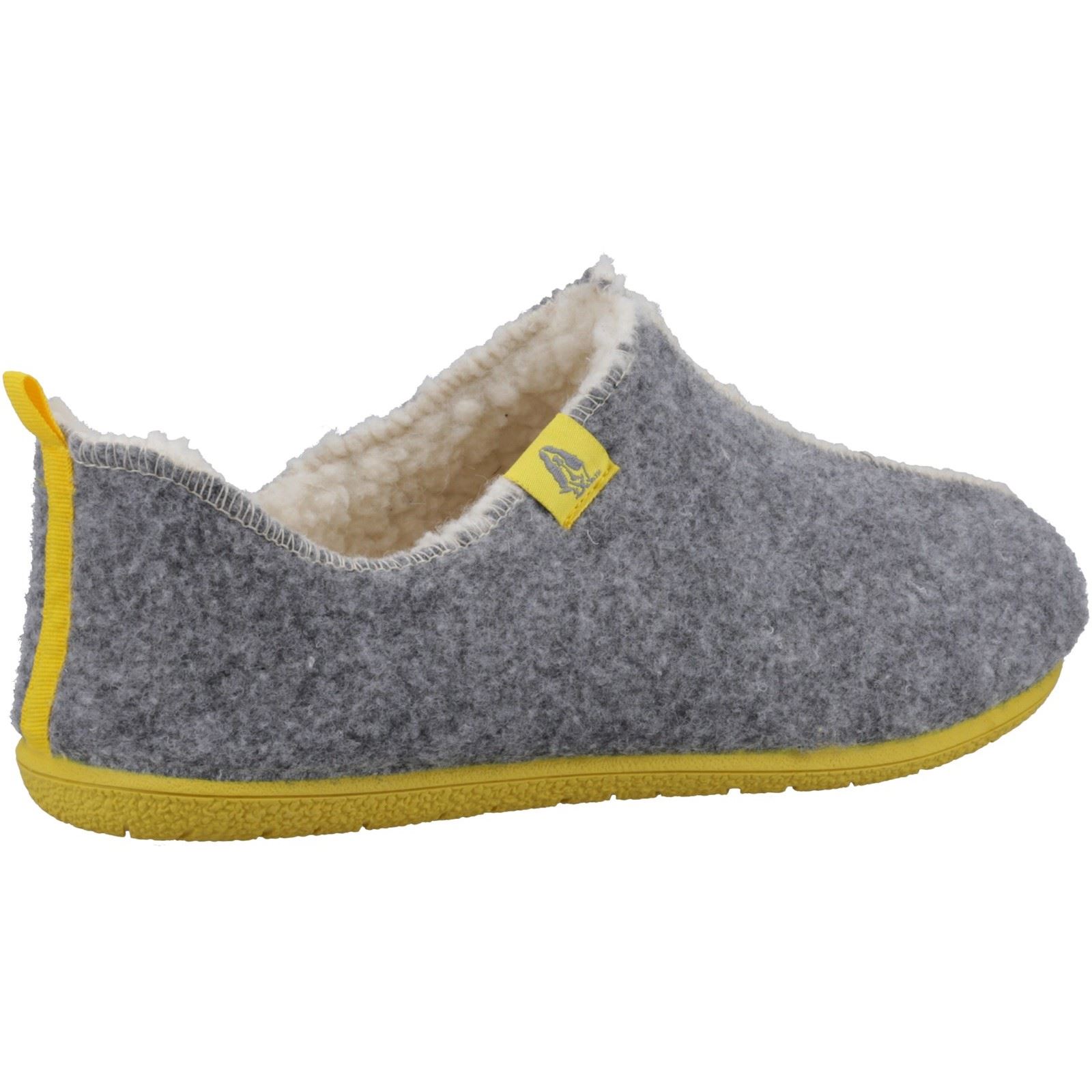Hush Puppies Good Recycled RPET Polyester Dam grå tofflor – bild 2