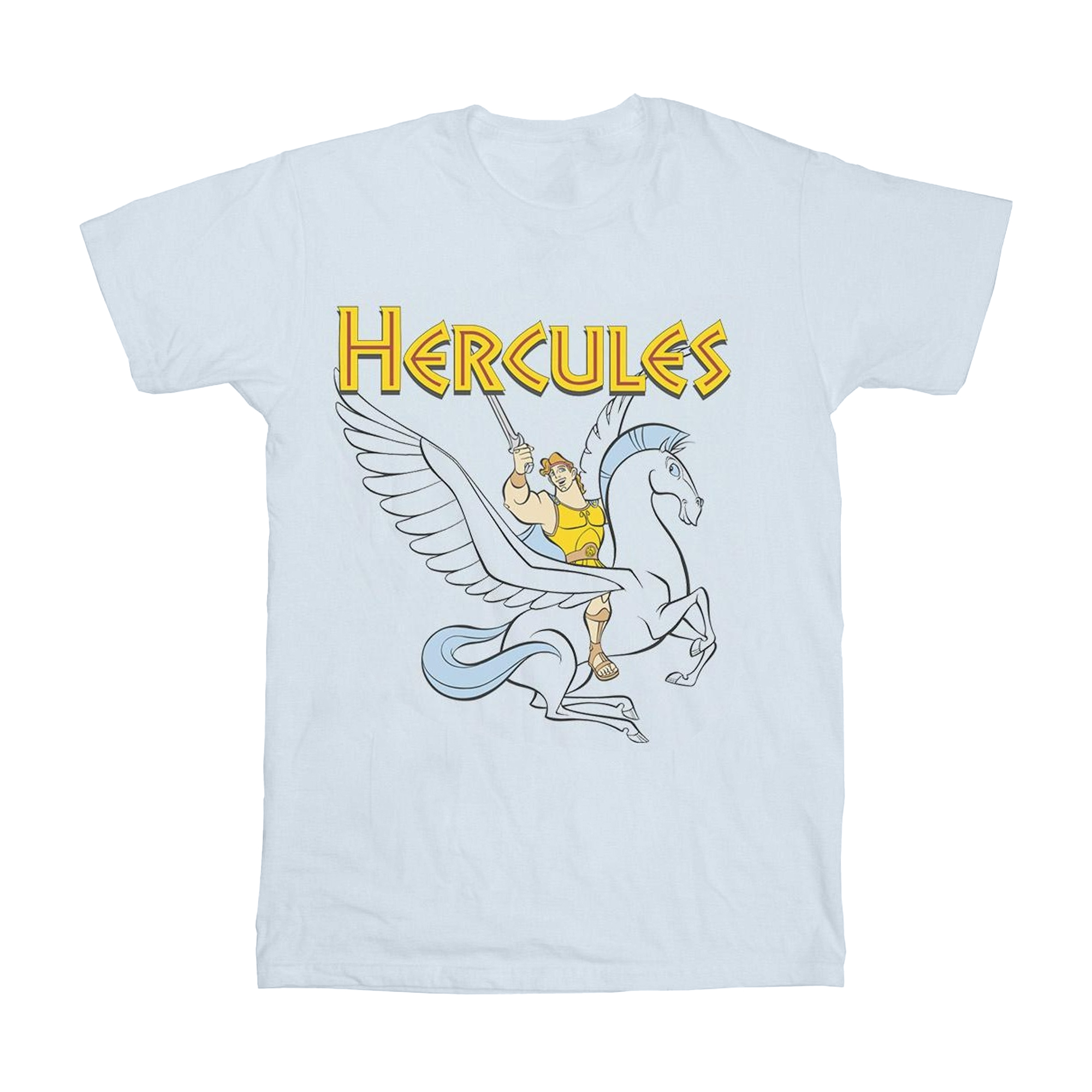 Thumbnail - Disney - "Hercules With Pegasus" T-Shirt für Mädchen (Weiß)
