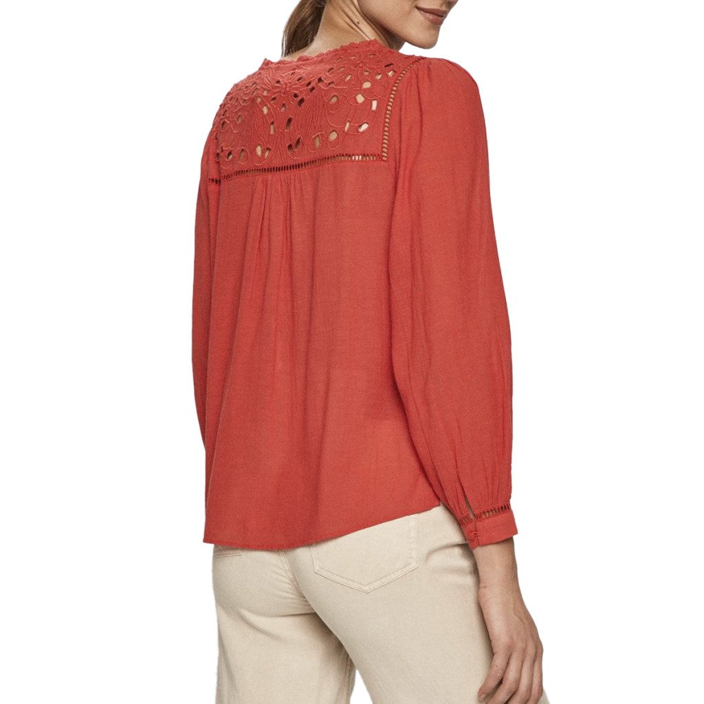 Pepe Jeans Dam CARINA Skjorta Röd 351569 – bild 2