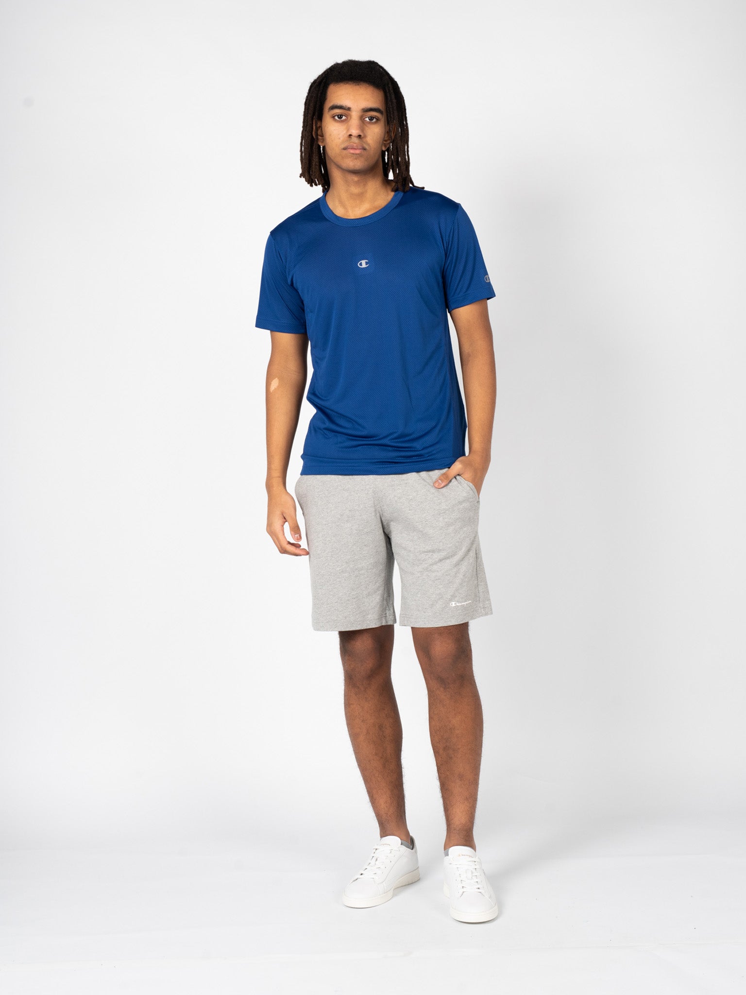 CHAMPION T-shirt blå för män herr – bild 2