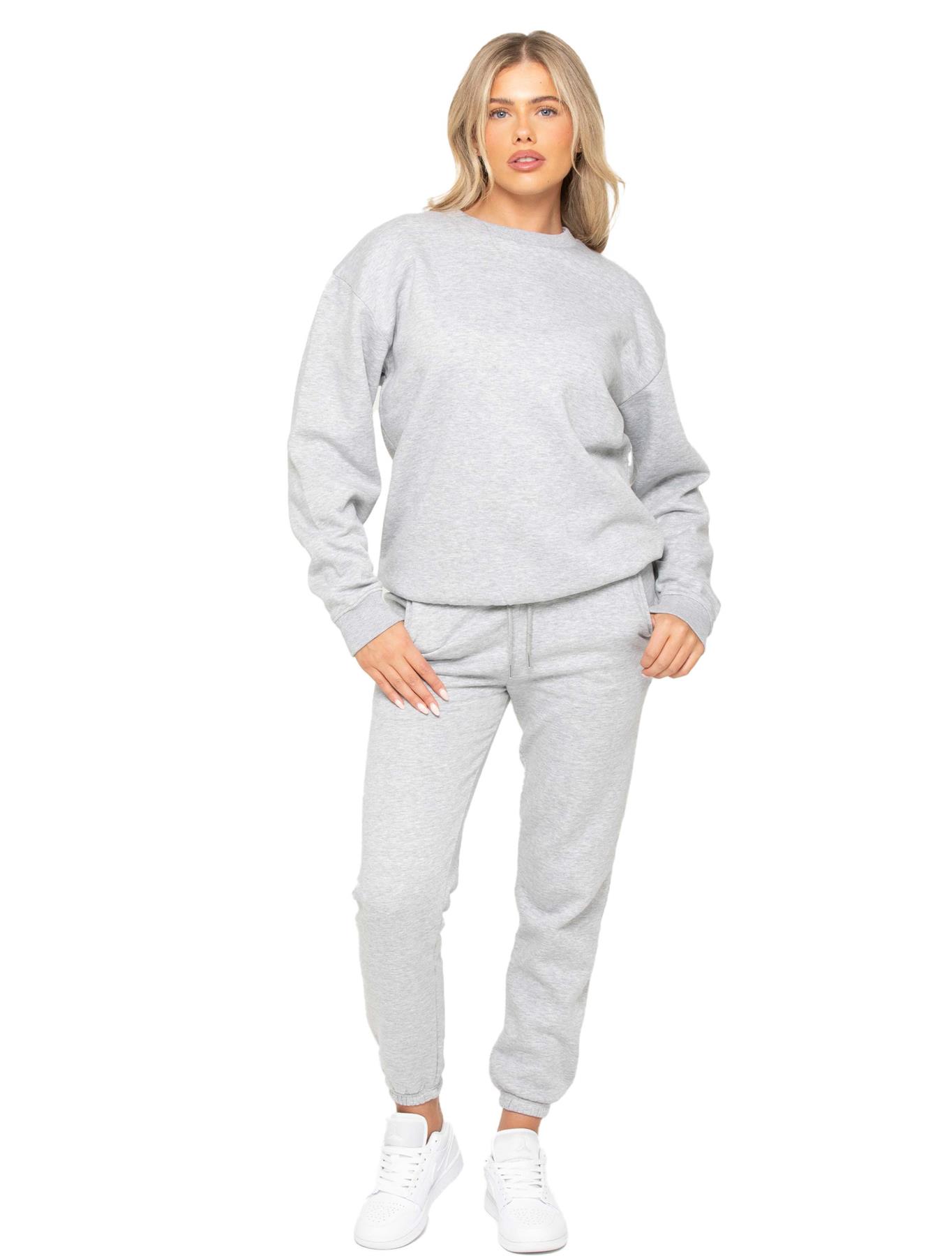 Thumbnail - Enzo | Übergroßes Damen-Sweatshirt-Trainingsanzug-Set