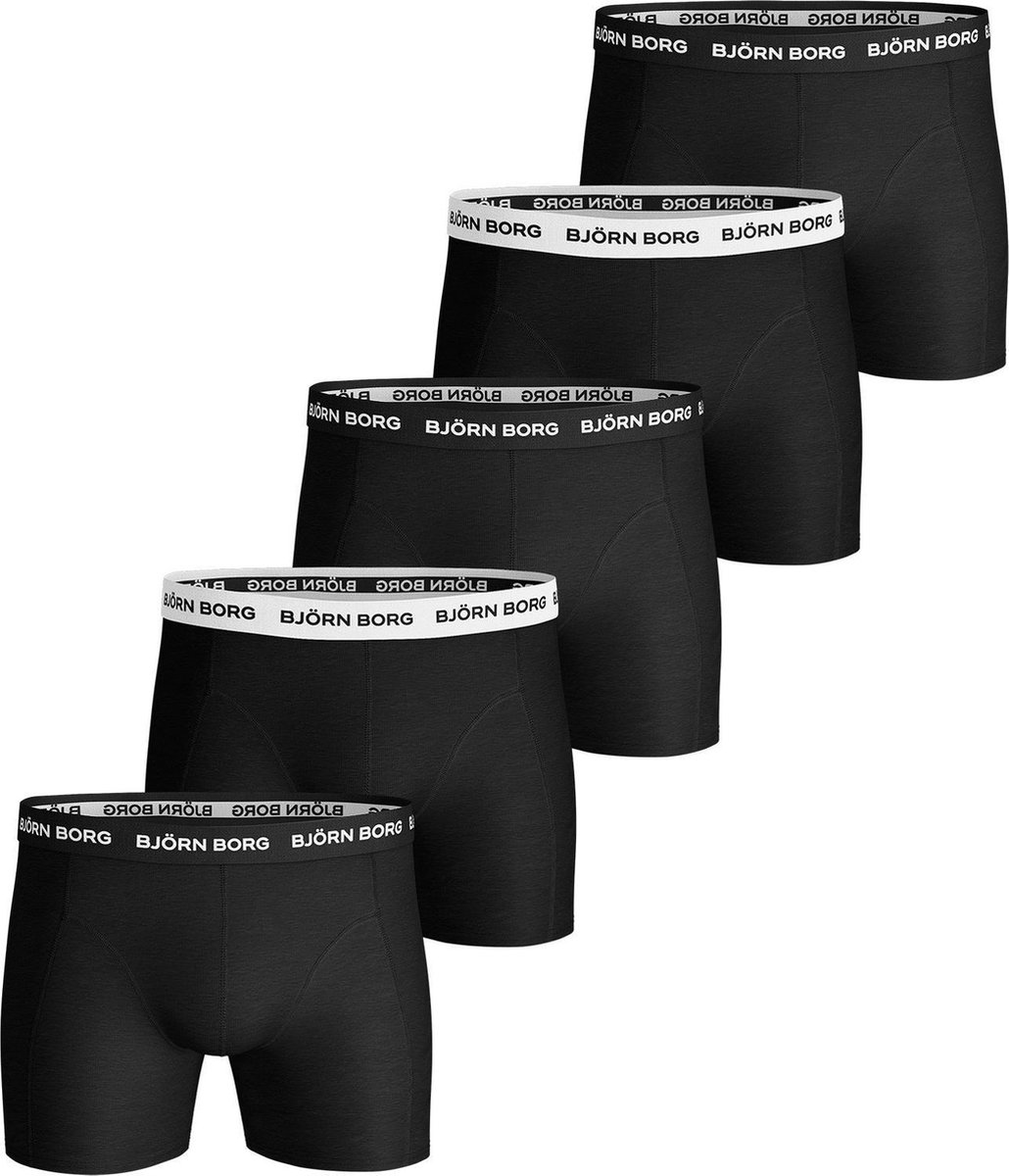 Thumbnail - Retro-Hose im praktischen 5er-Pack, enganliegend, mit Stretchanteil und Logobund.