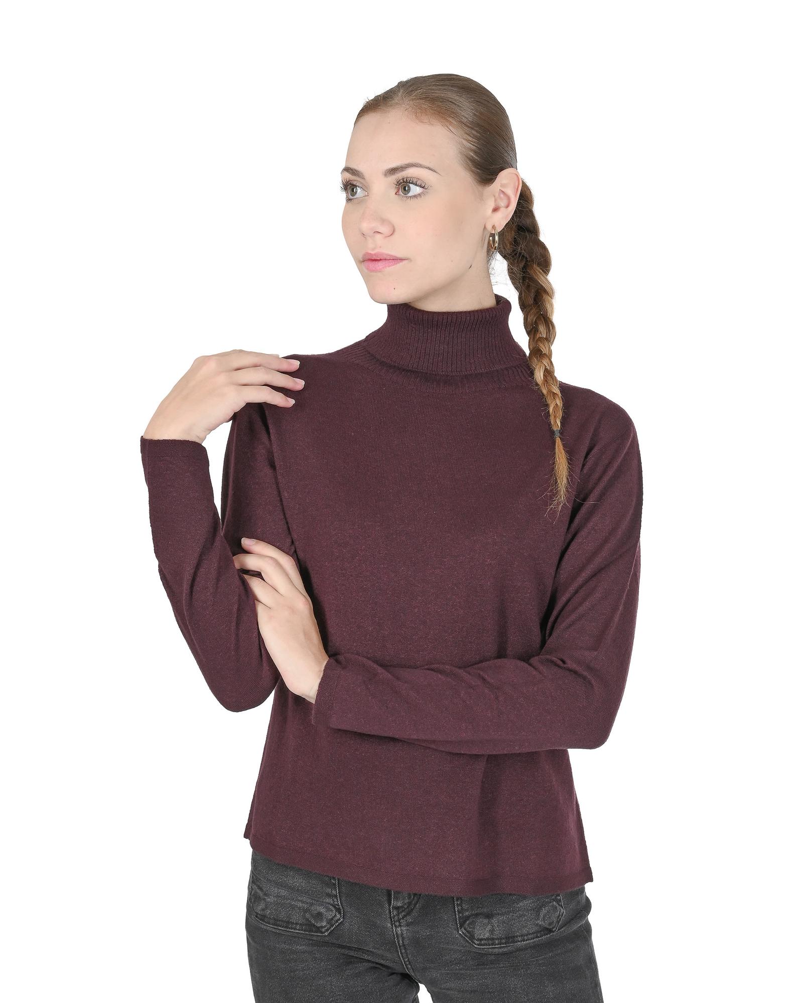 Thumbnail - Exquisiter Cashmere-Rollkragenpullover für Damen