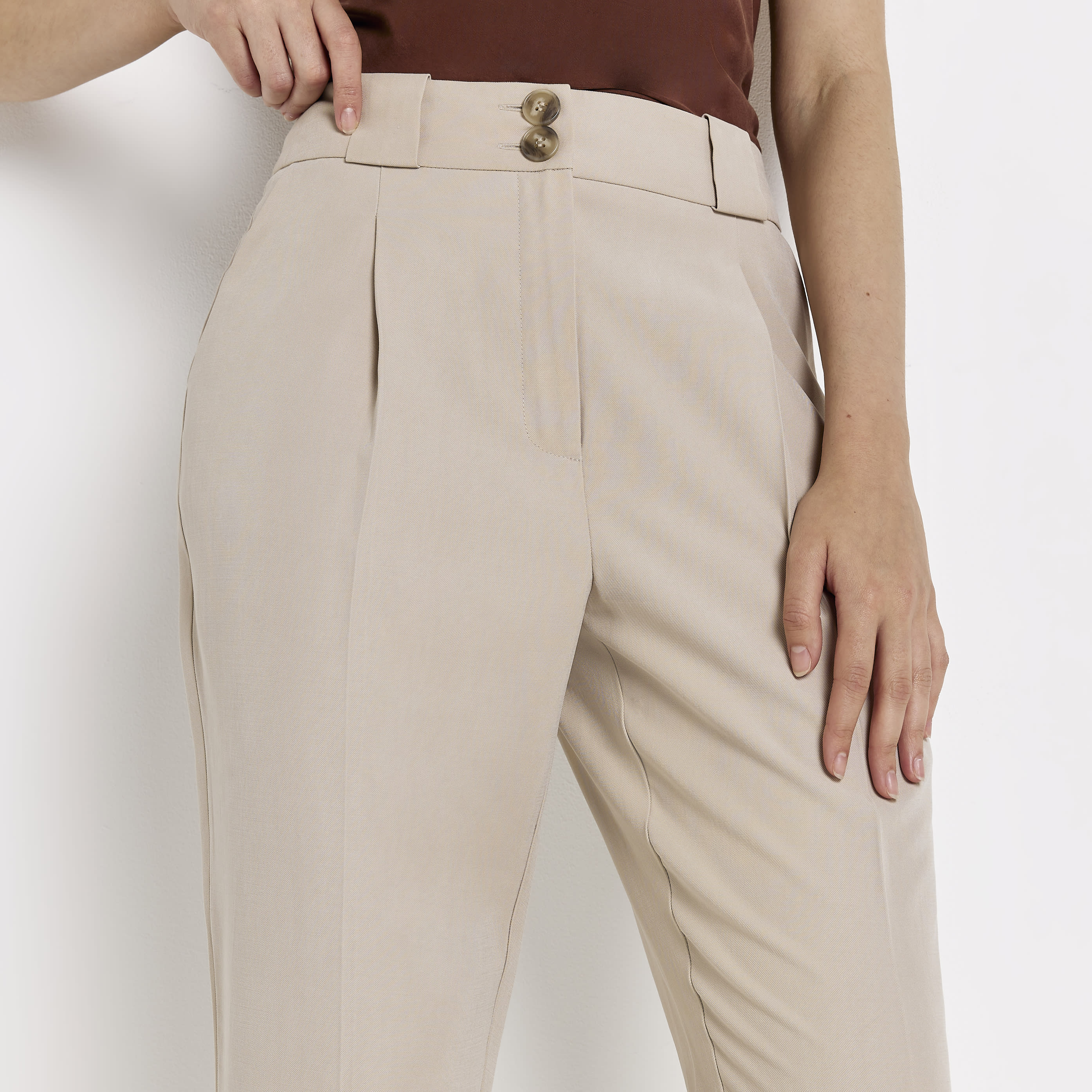 Wide Leg Twill Trousers Calvin Klein  K20K205689HJV