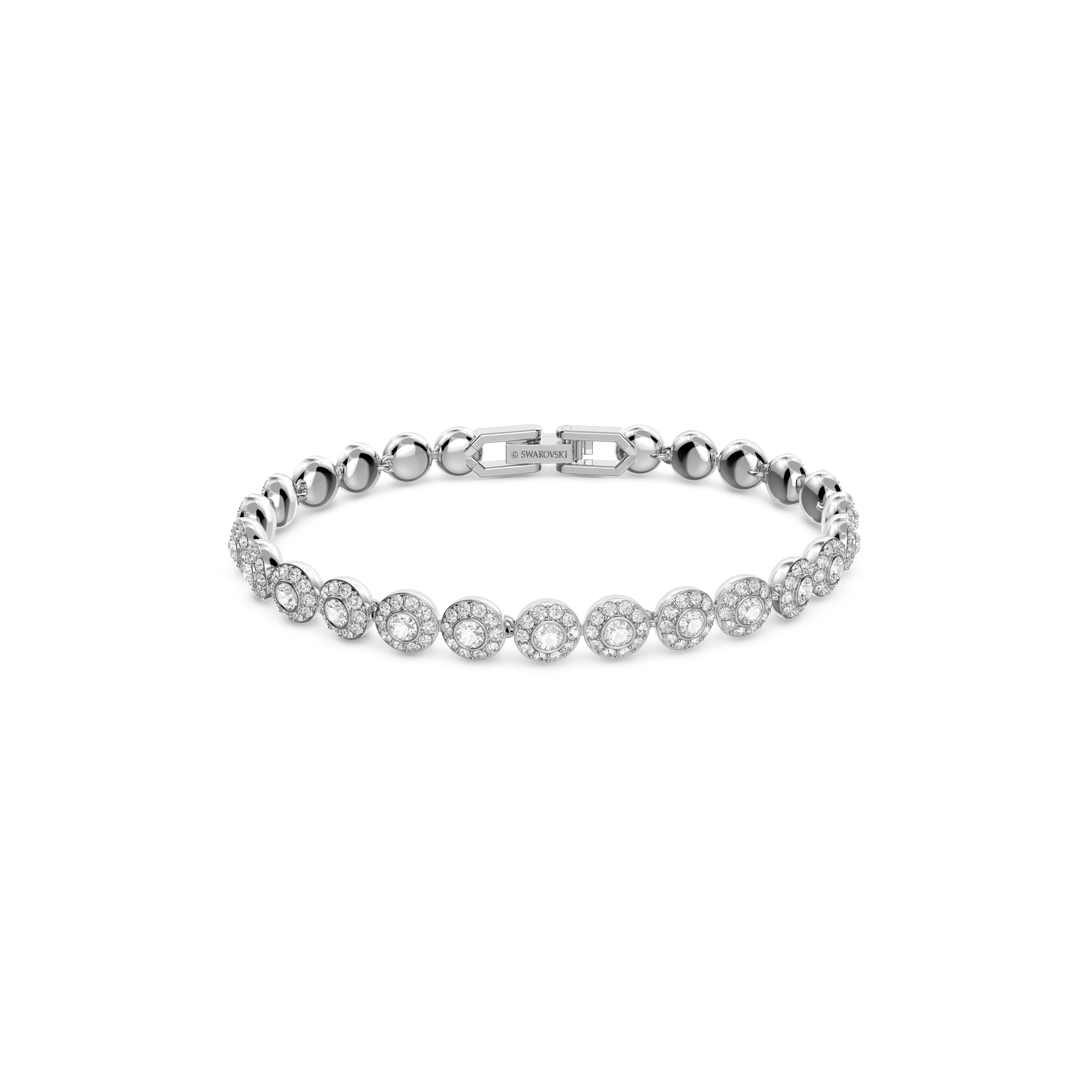 Swarovski 'Angelic' Vrouwen Basis Metalen Armband - Zilver 5071173