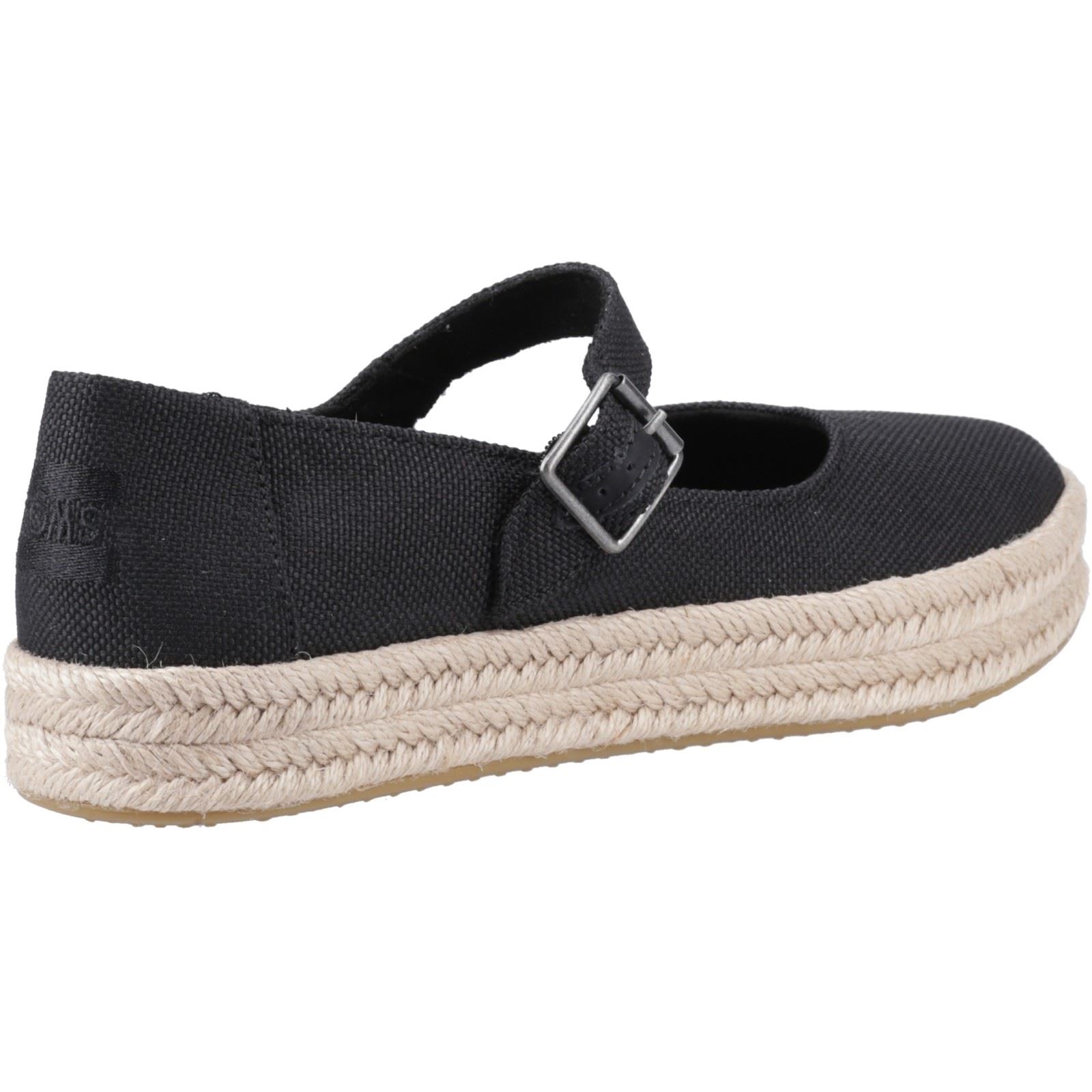 TOMS Carolina Mary Jane Polyester Dam Svarta Espadriller espadrillos – bild 2
