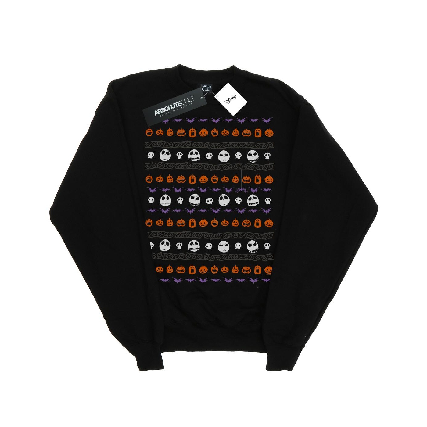 Thumbnail - Disney - "Nightmare Before Christmas" Sweatshirt für Herren (Schwarz)