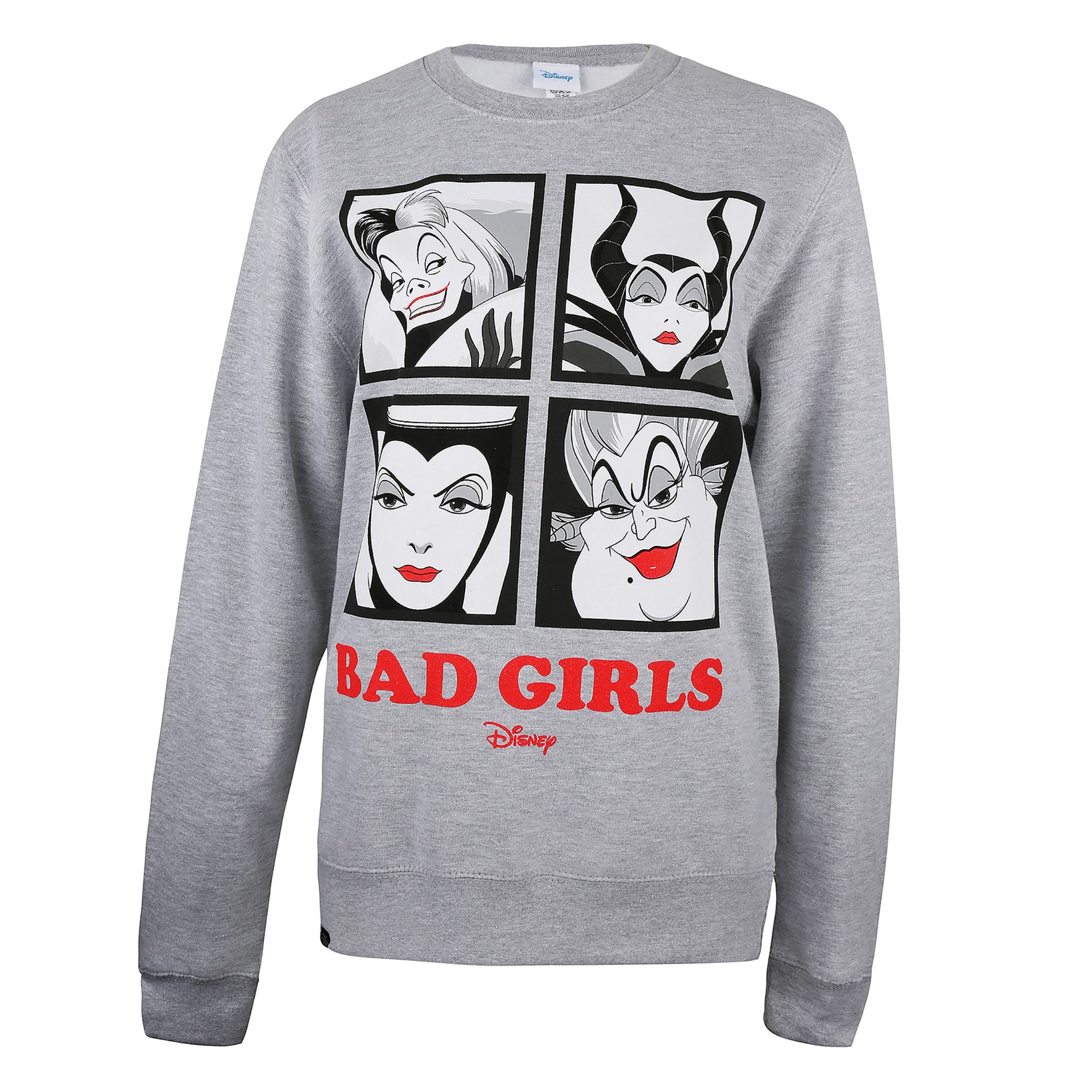 Thumbnail - Disney - "Bad Girls" Sweatshirt Rundhalsausschnitt für Damen (Grau)