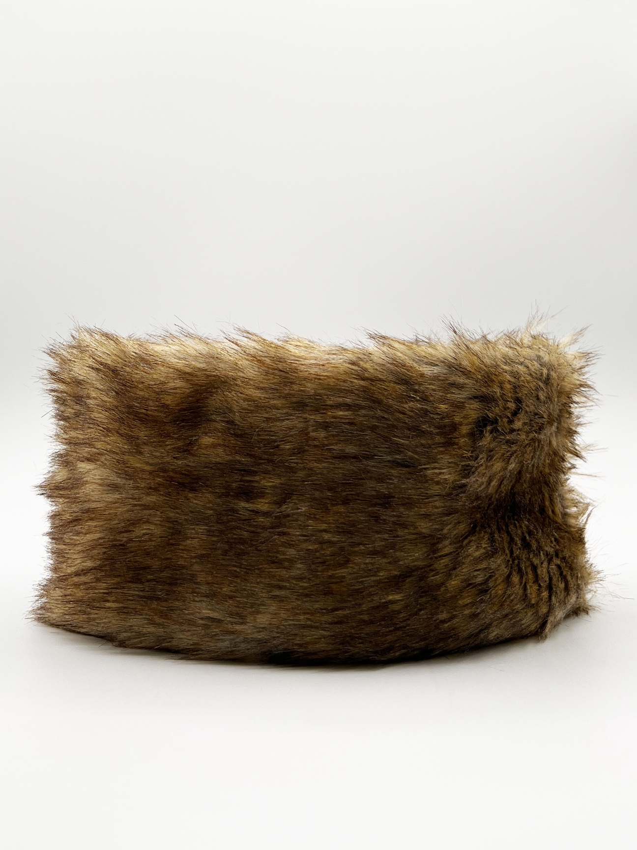 SVNX Womens Faux Fur Headband in Brown - One Size