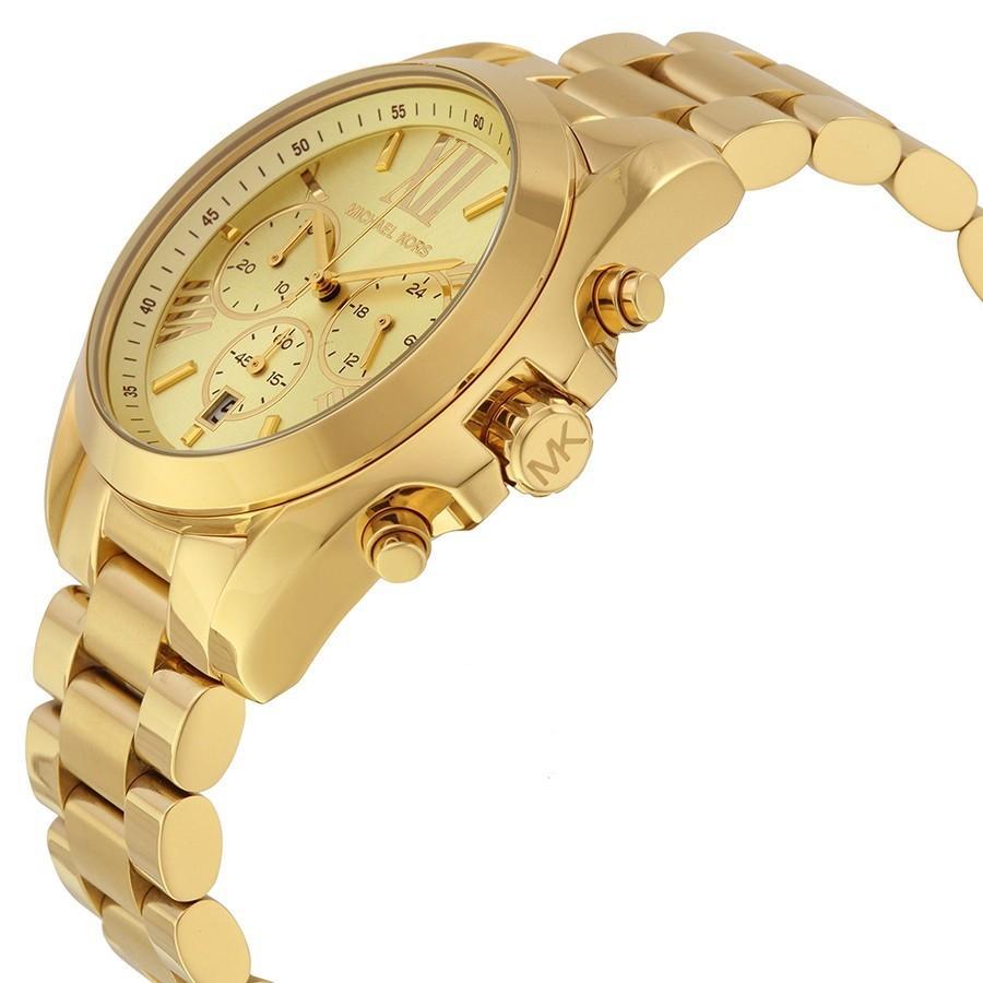 Michael Kors MK5605 Gold-Tone Bradshaw Ladies Watch analoga klockor dam – bild 2