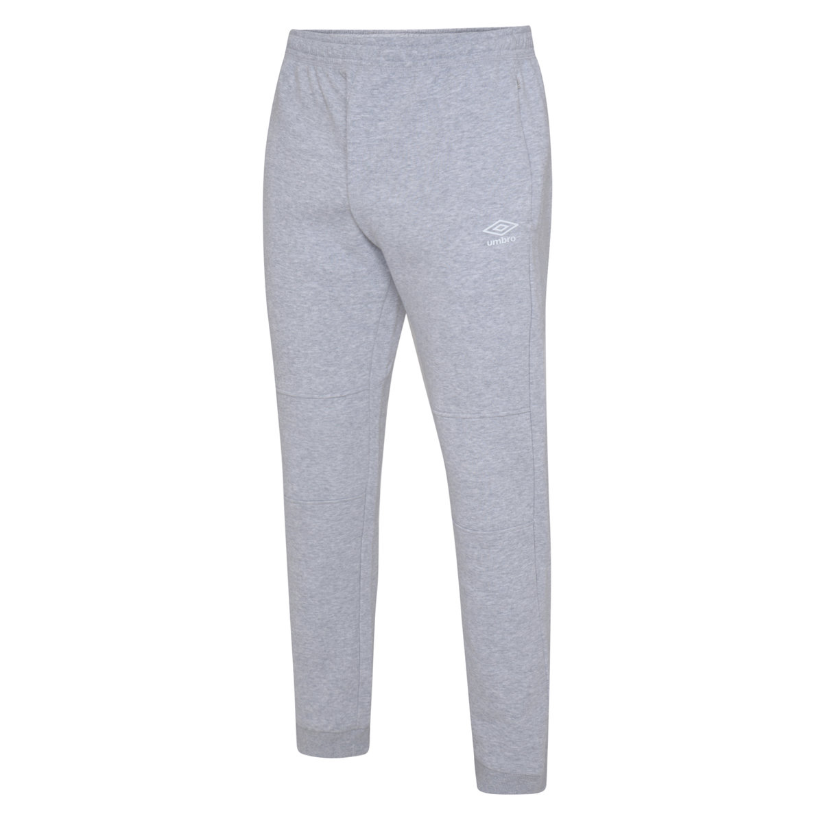 Thumbnail - Umbro Herren Club Leisure Jogginghose (Grau meliert/Weiß)