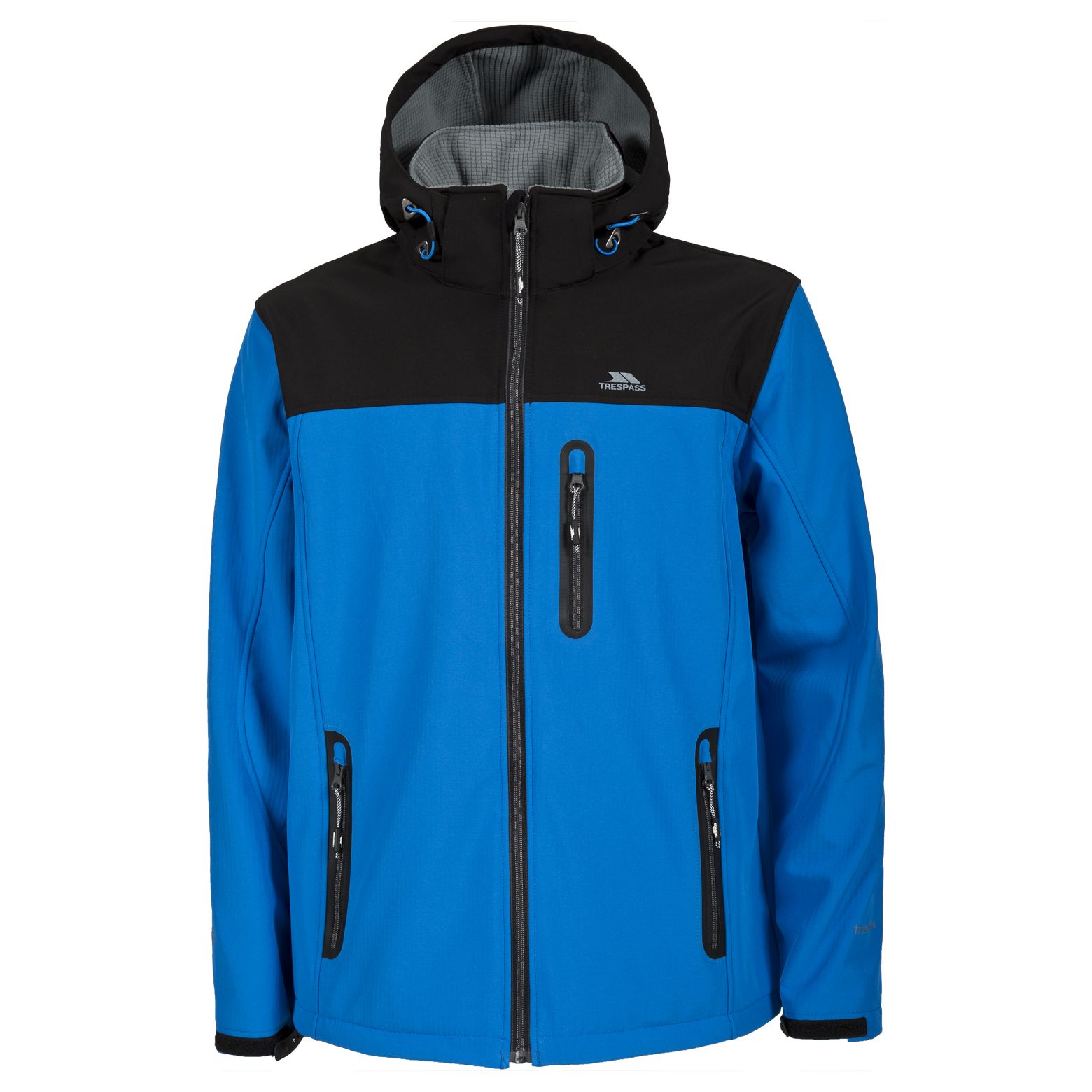 Trespass Mens Hebron Waterproof Softshell Jacket - Blue - Size 2XS