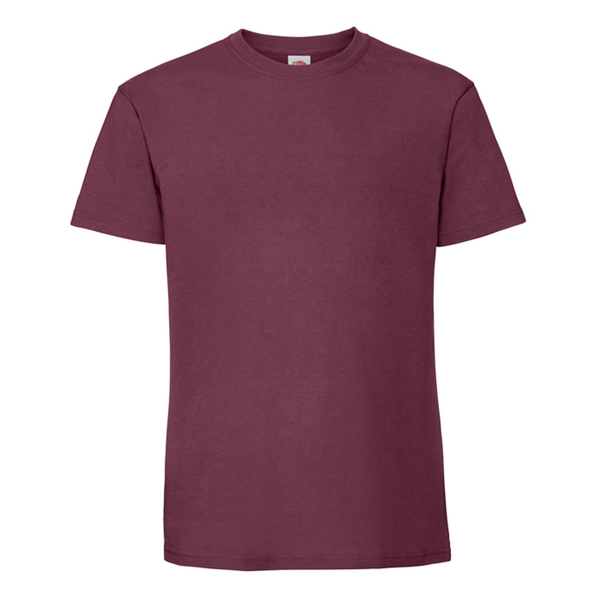 Thumbnail - Fruit of the Loom Herren Iconic Premium Ringspun Baumwolle T-Shirt (Burgund)