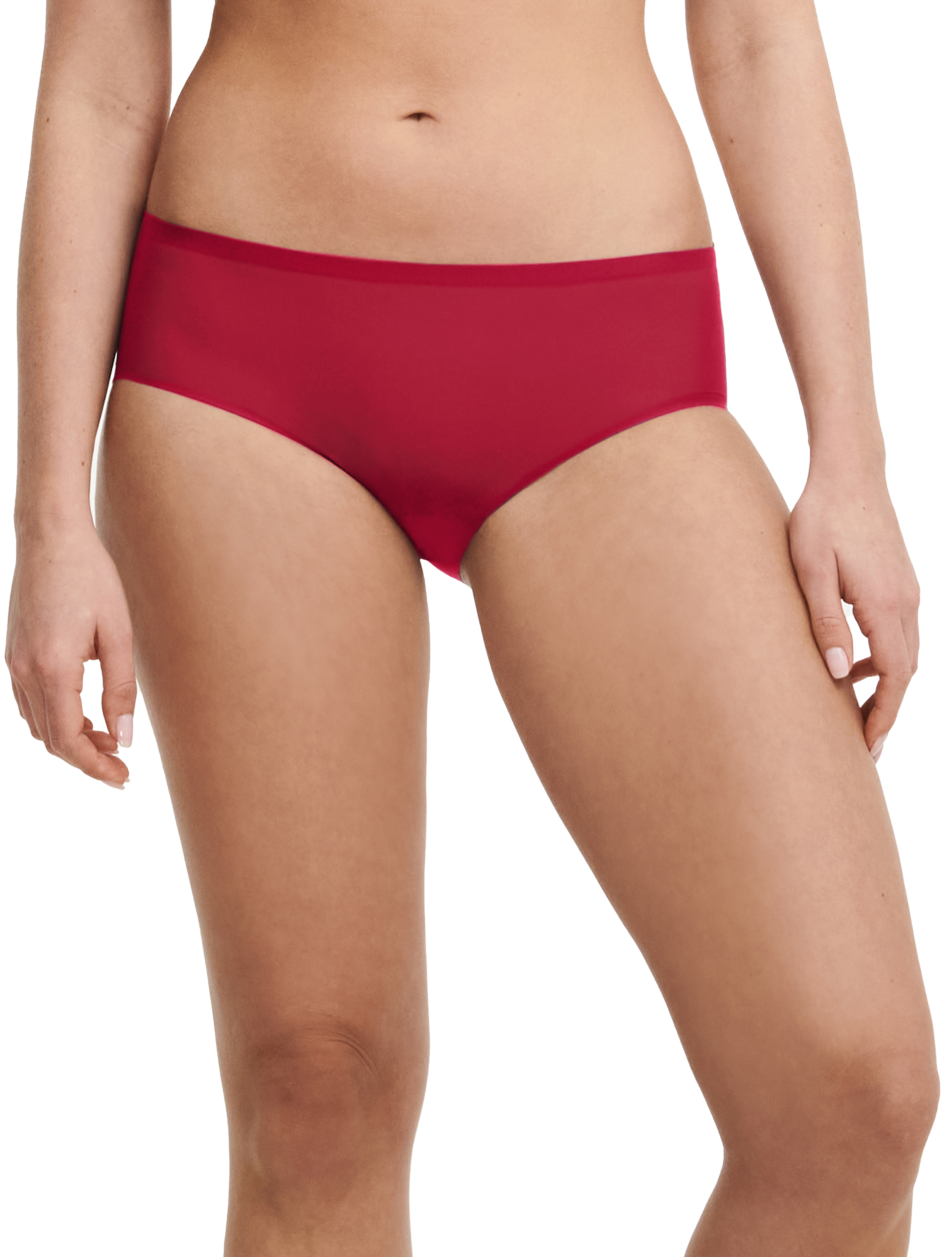 Chantelle Womens SoftStretch Hipster Brief - Red Polyamide - One Size