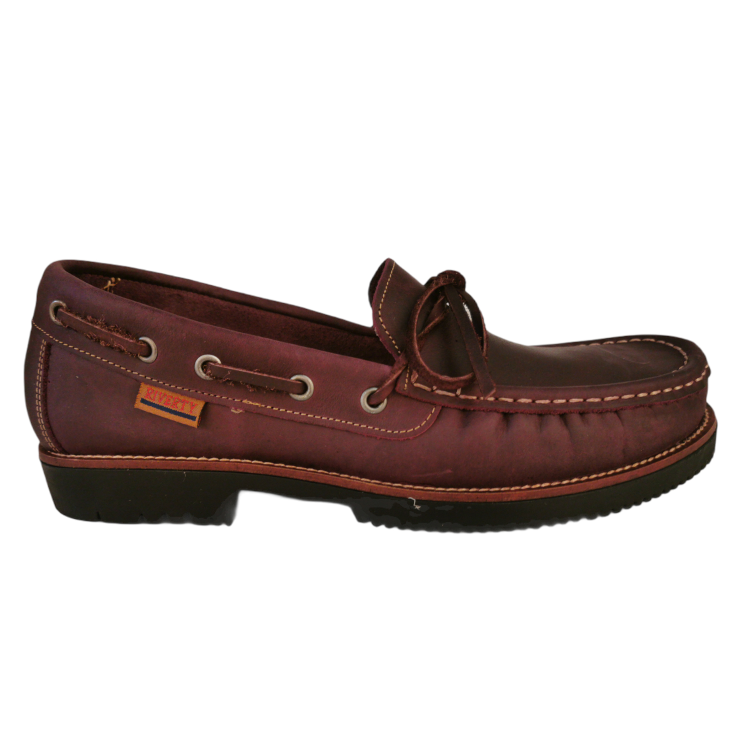 Thumbnail - Unisex's Loafer Schuh Riverty Farbe BURGUNDY