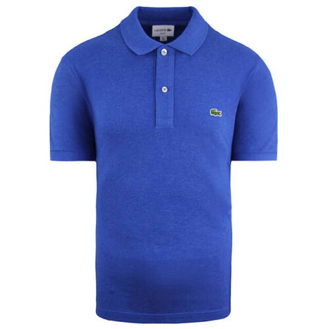 Thumbnail - Lacoste Slim Fit Herren Blue Polo -Hemd
