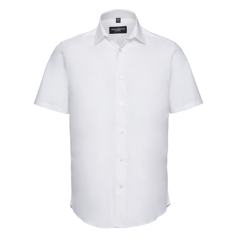 Russell Collection - Hemd für Herren kurzärmlig ()