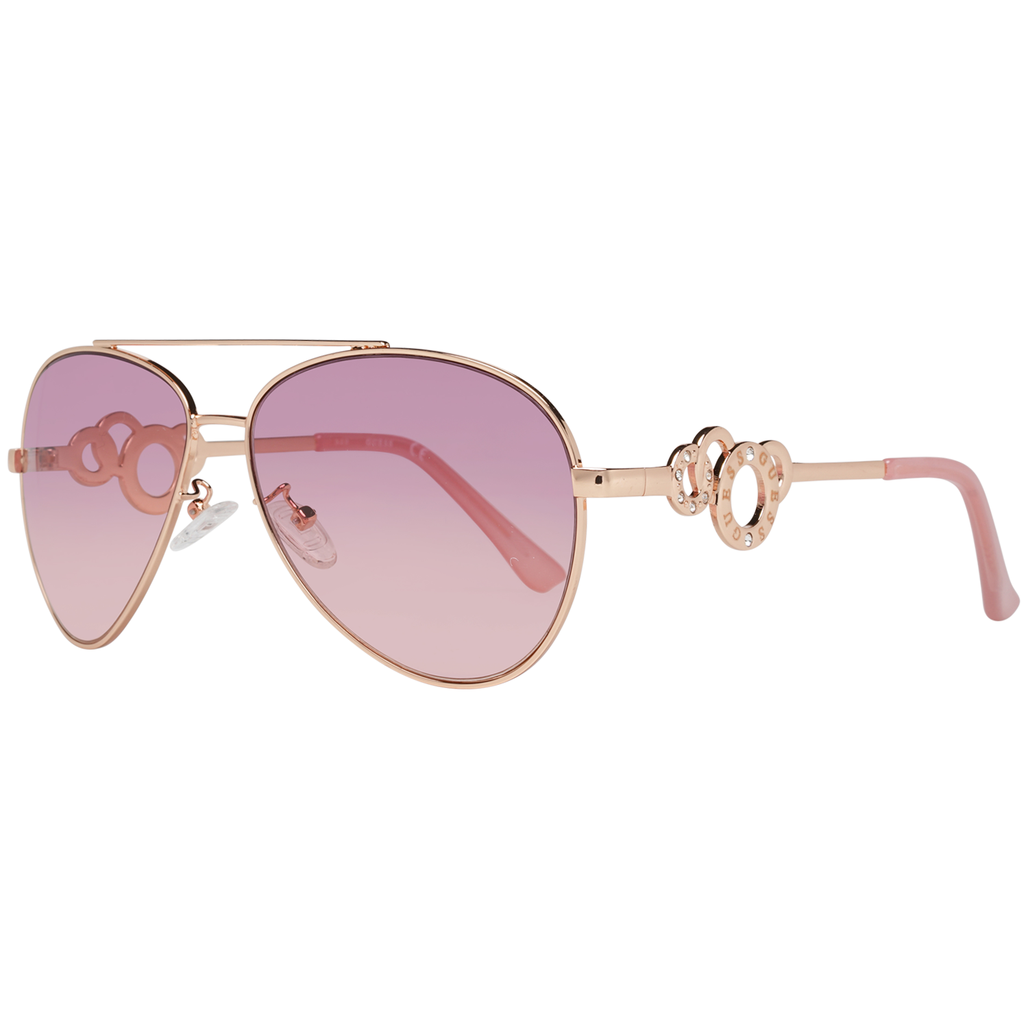 Thumbnail - Guess Sonnenbrille GF0365 28Z Rose Gold Rosa Farbverlauf