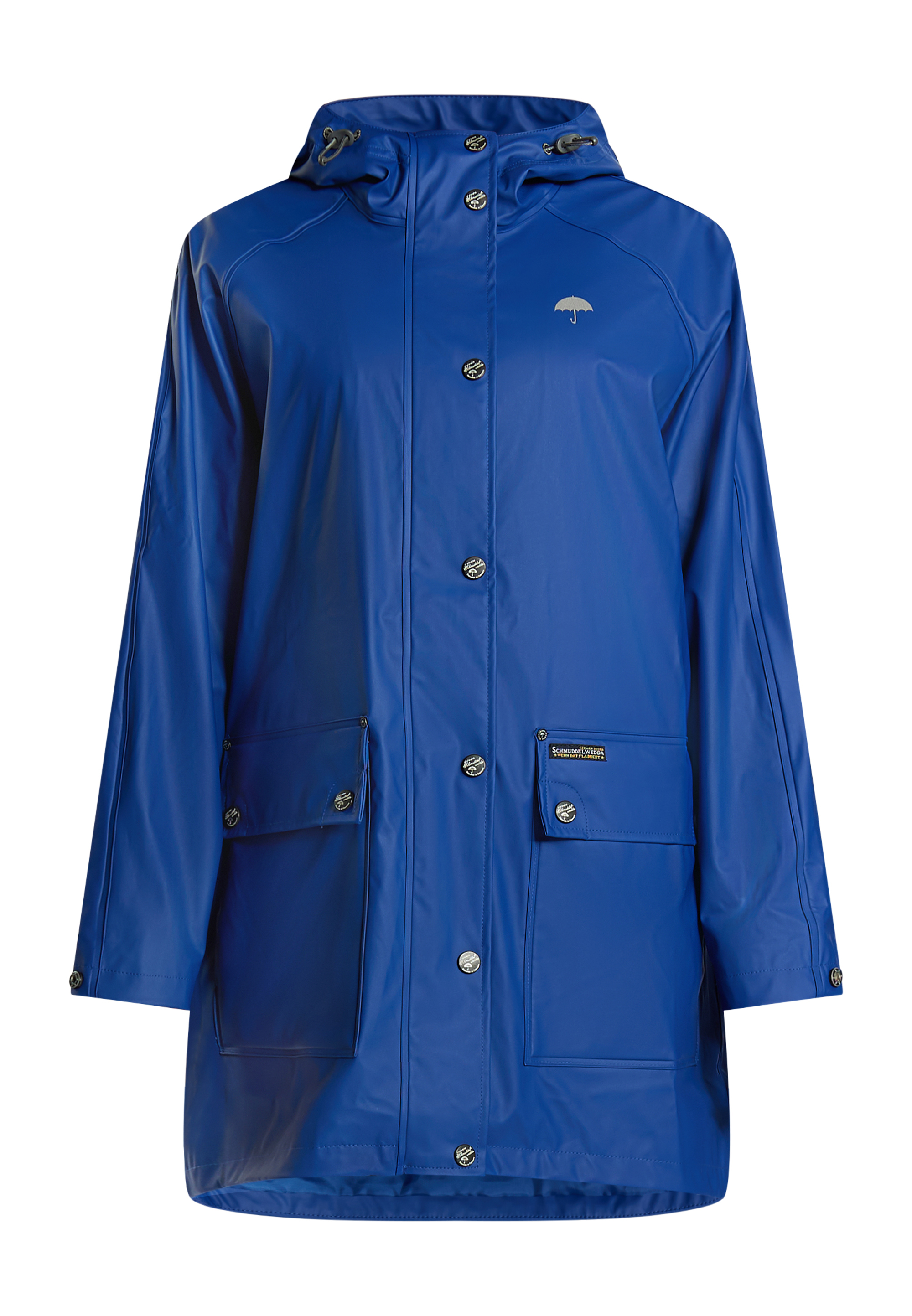 Schmuddelwedda Oversized mackintosh bridgeport Dames Koningsblauw-271