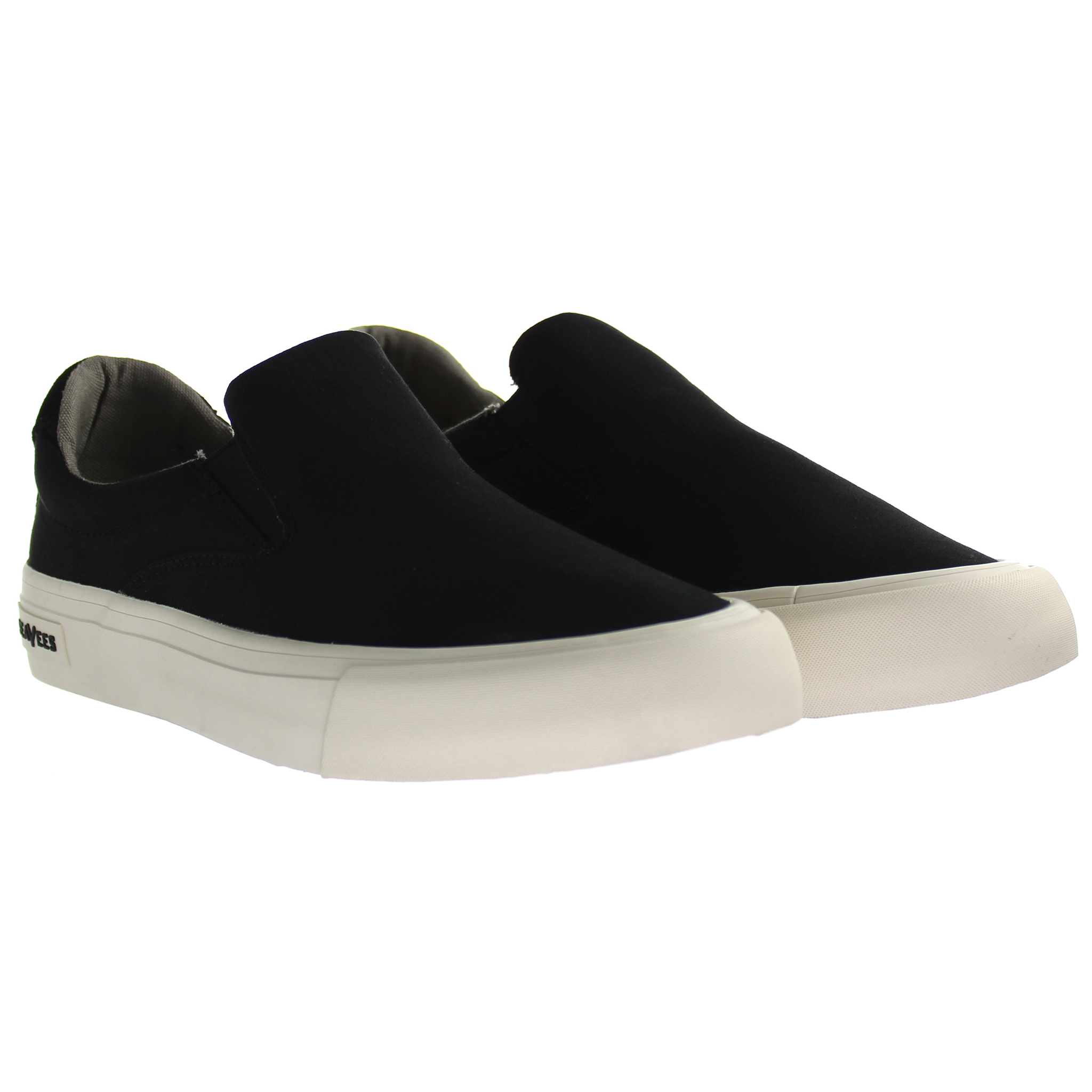 Seavees Hawthrone Slip On Standard Svart Poplin Svart Damskor – bild 2