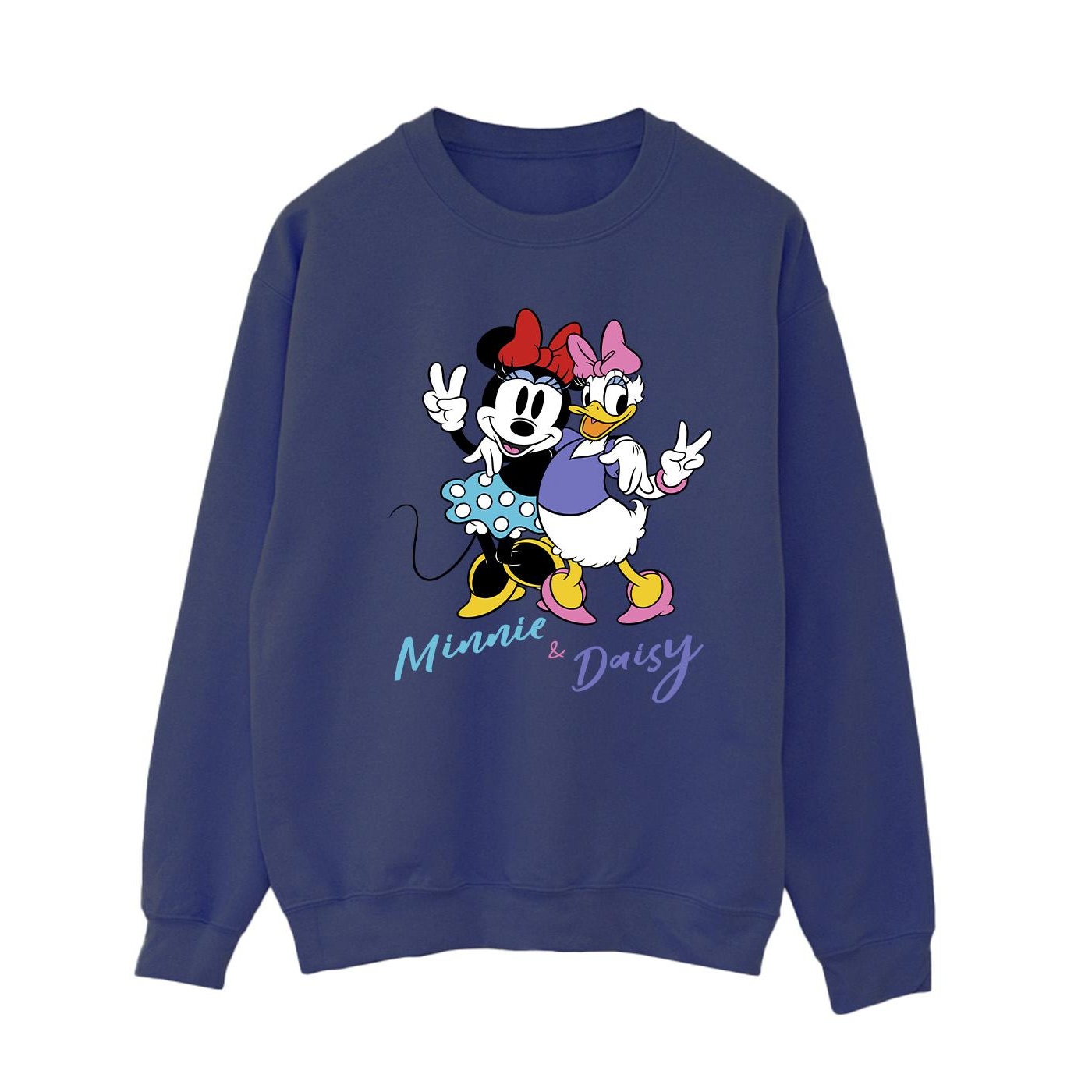 Thumbnail - Disney Damen/Damen Minnie Mouse und Daisy Sweatshirt (Marineblau)