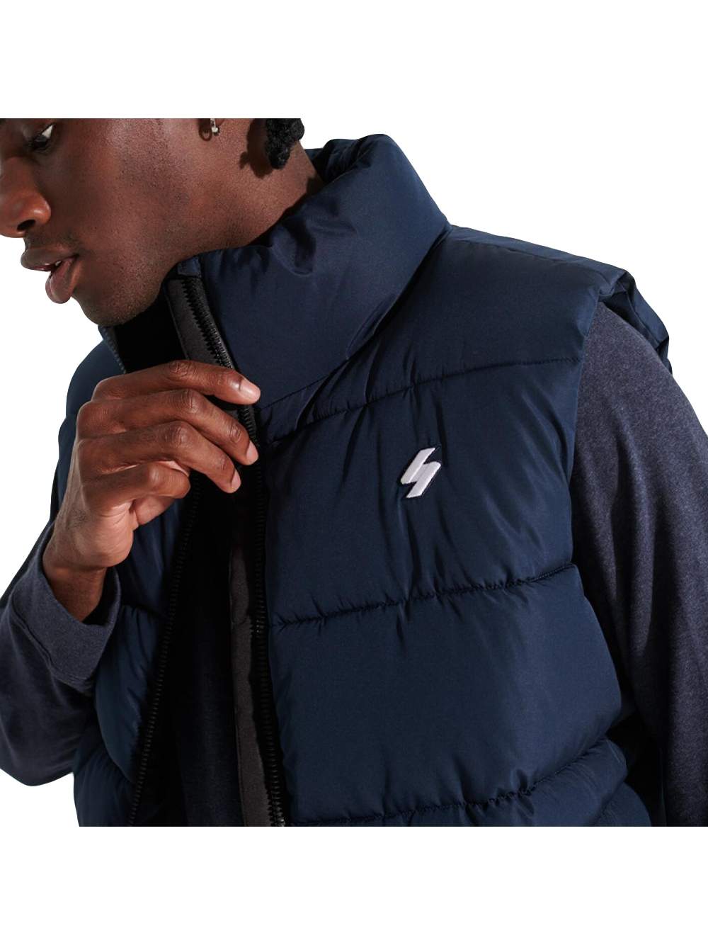 Superdry Ärmlös Dunjacka Vintage Logo för Herr – bild 2