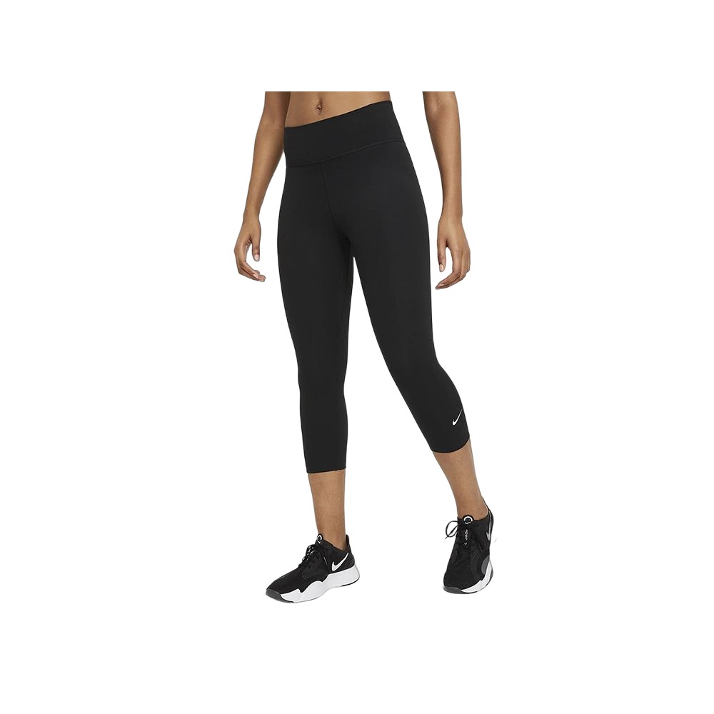 Thumbnail - Nike Damen/Damen Capri Dri-FIT 3/4 Leggings (Schwarz)