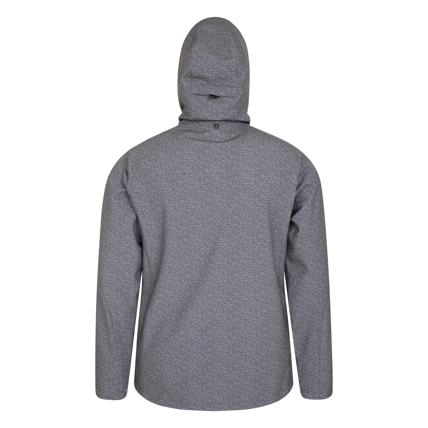 Mountain Warehou Mens Exodus Showerproof Soft Shell Jacka (Charcoal) herr – bild 2