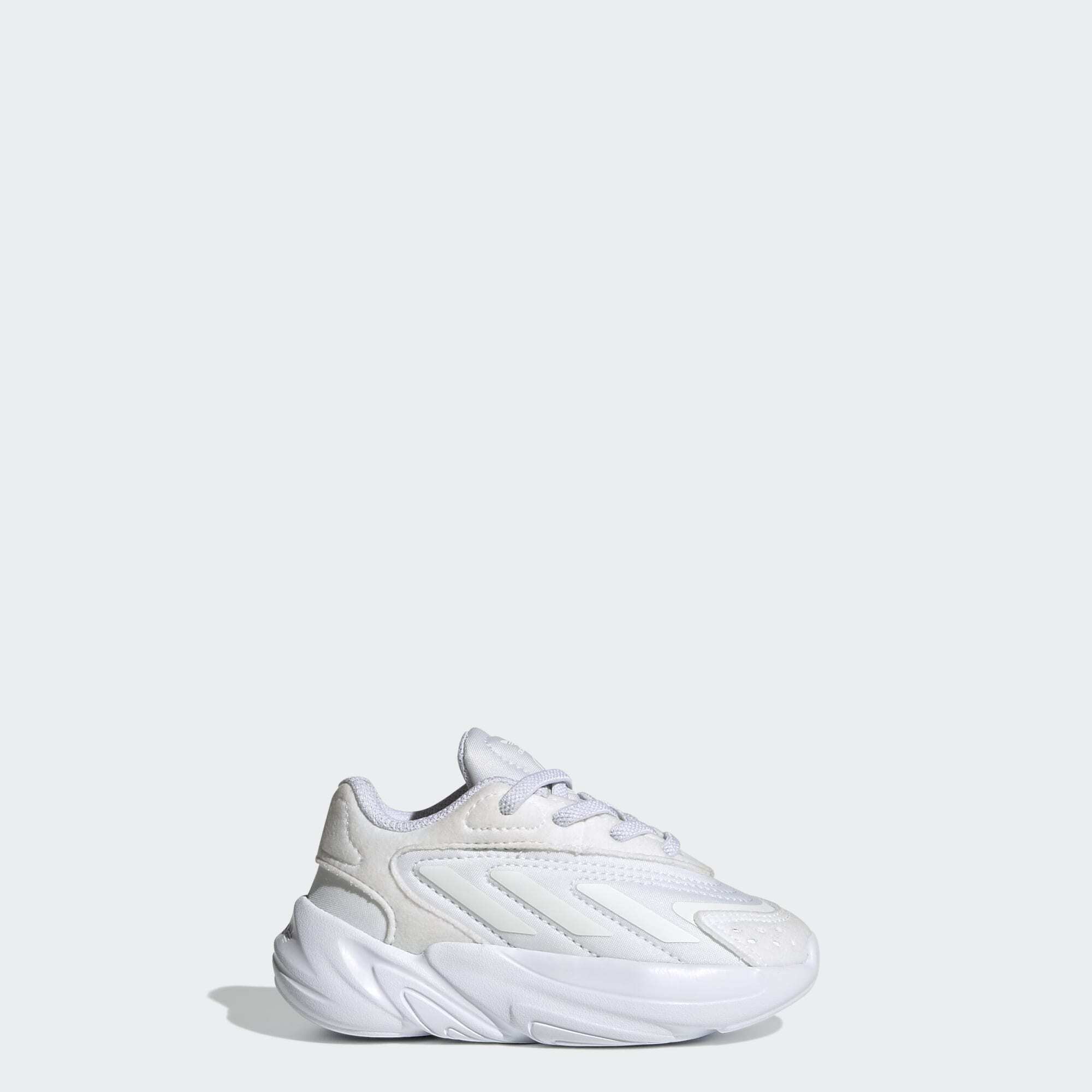 ADIDAS Originals Childrens Unisex Ozelia Shoes - White - Size UK 7.5 Infant