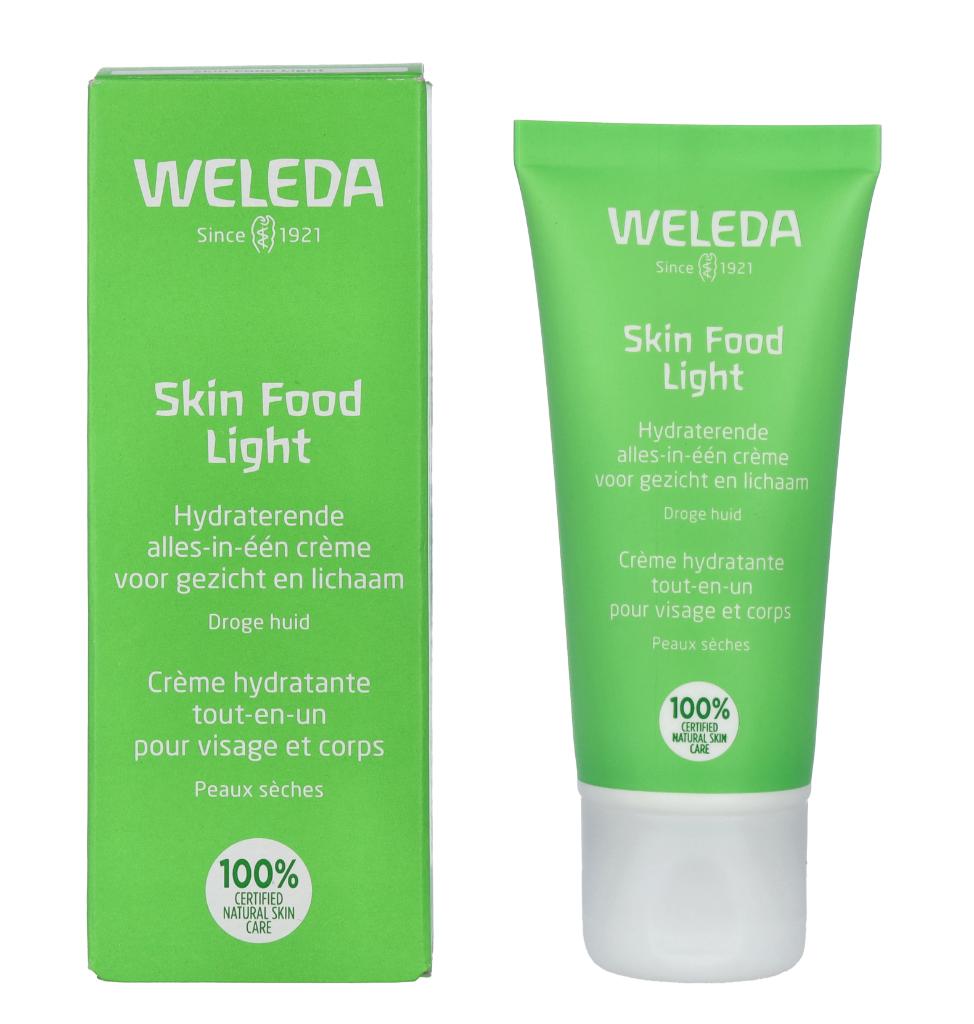 Weleda Skin Food Light Moisturizing Skin Care.