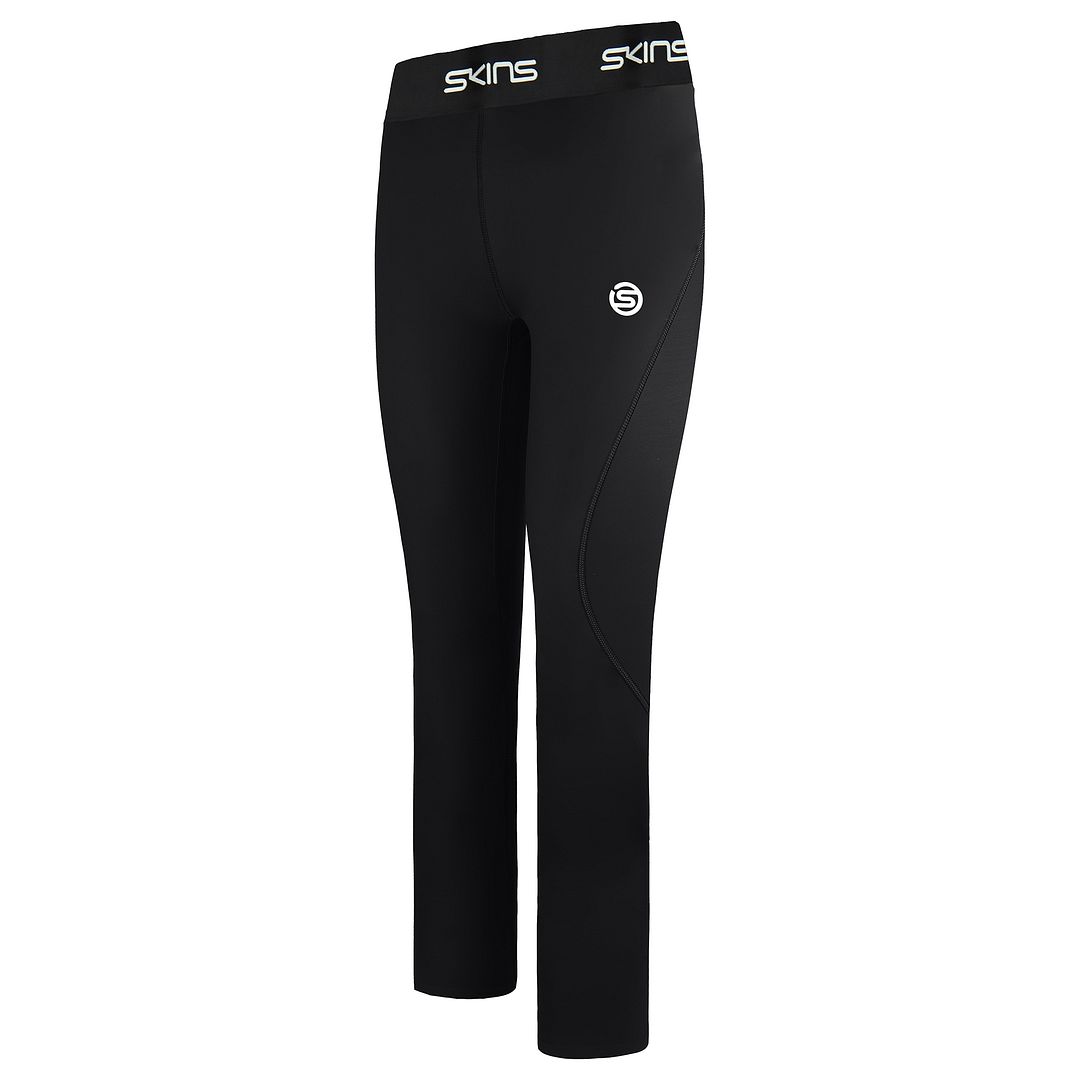 Skins Series-1 Stretch Midja Svart Dam 7/8 Långa Tights Leggings SO40101199001 – bild 2