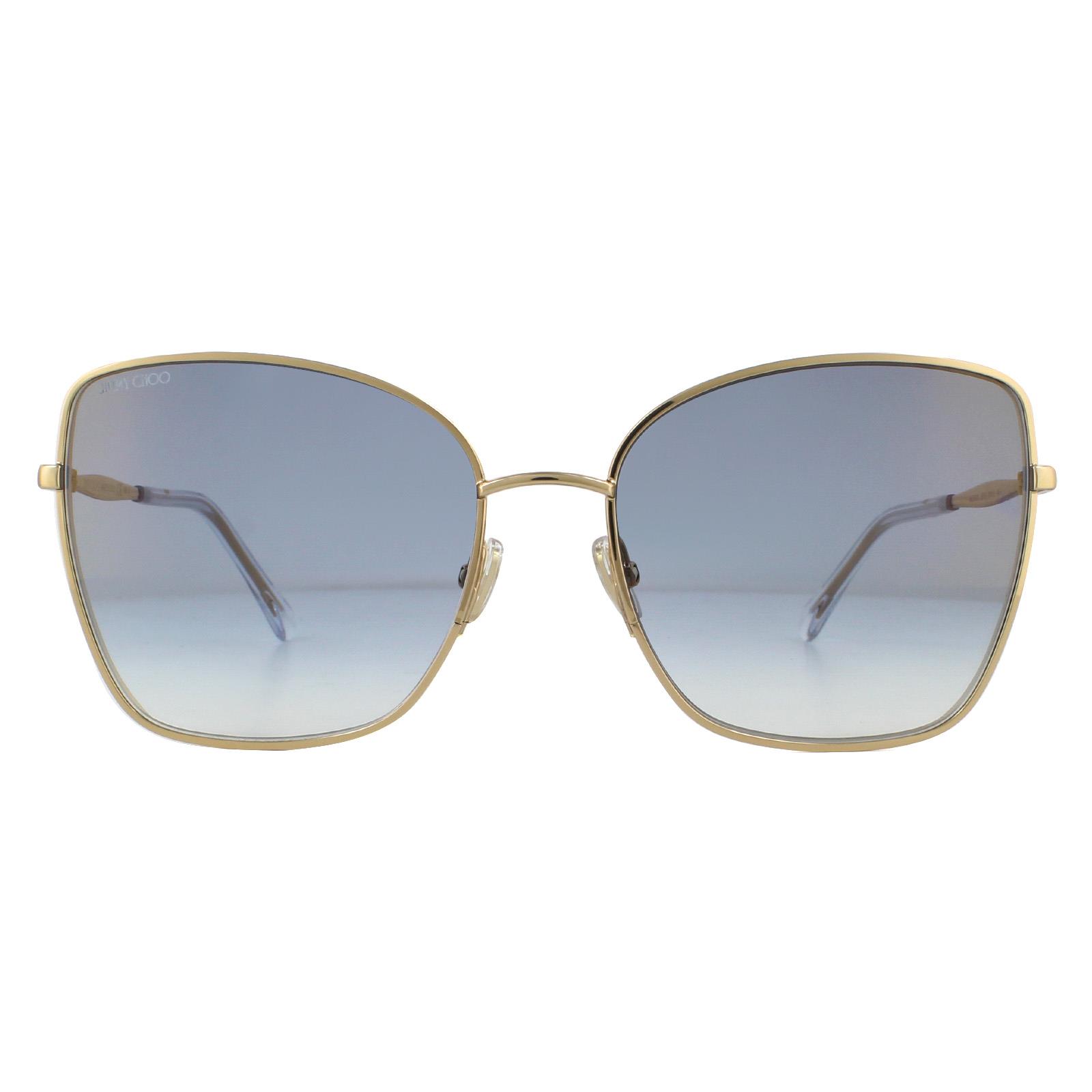 Thumbnail - Jimmy Choo Sonnenbrille ALEXIS/S 000 1V Rose Gold Blau Gradient