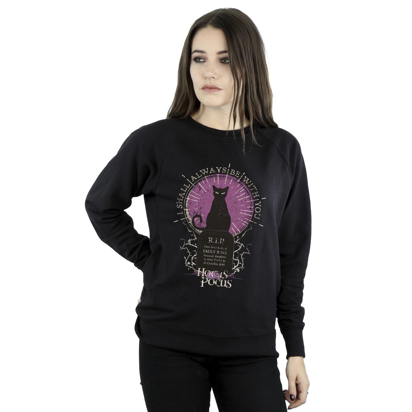 Disney Womens/Ladies Hocus Pocus RIP Emily Binx Sweatshirt (Black) dam – bild 2
