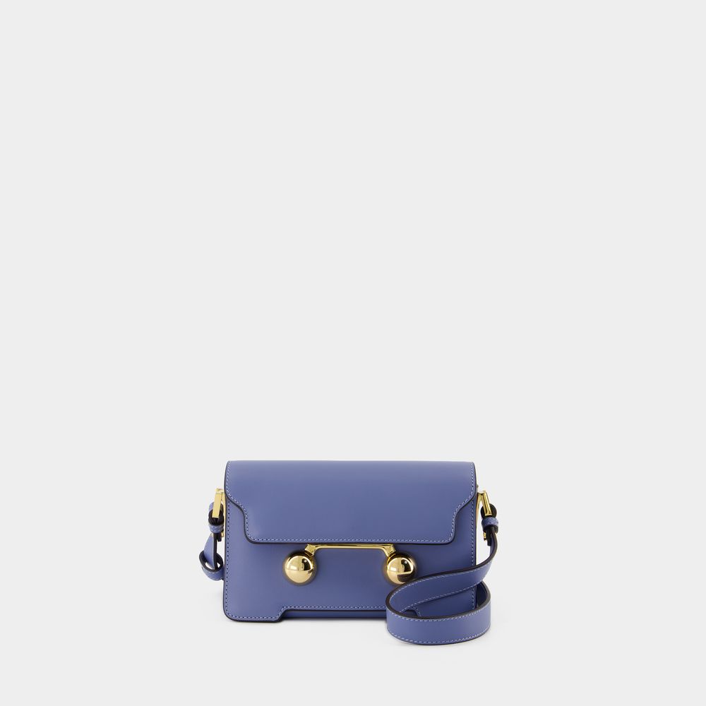Thumbnail - Mini-Schultertasche - Marni - Leder - Blau