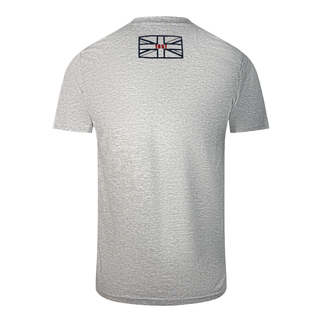 Aquascutum London 1851 T-shirt med tejplogo herr – bild 2