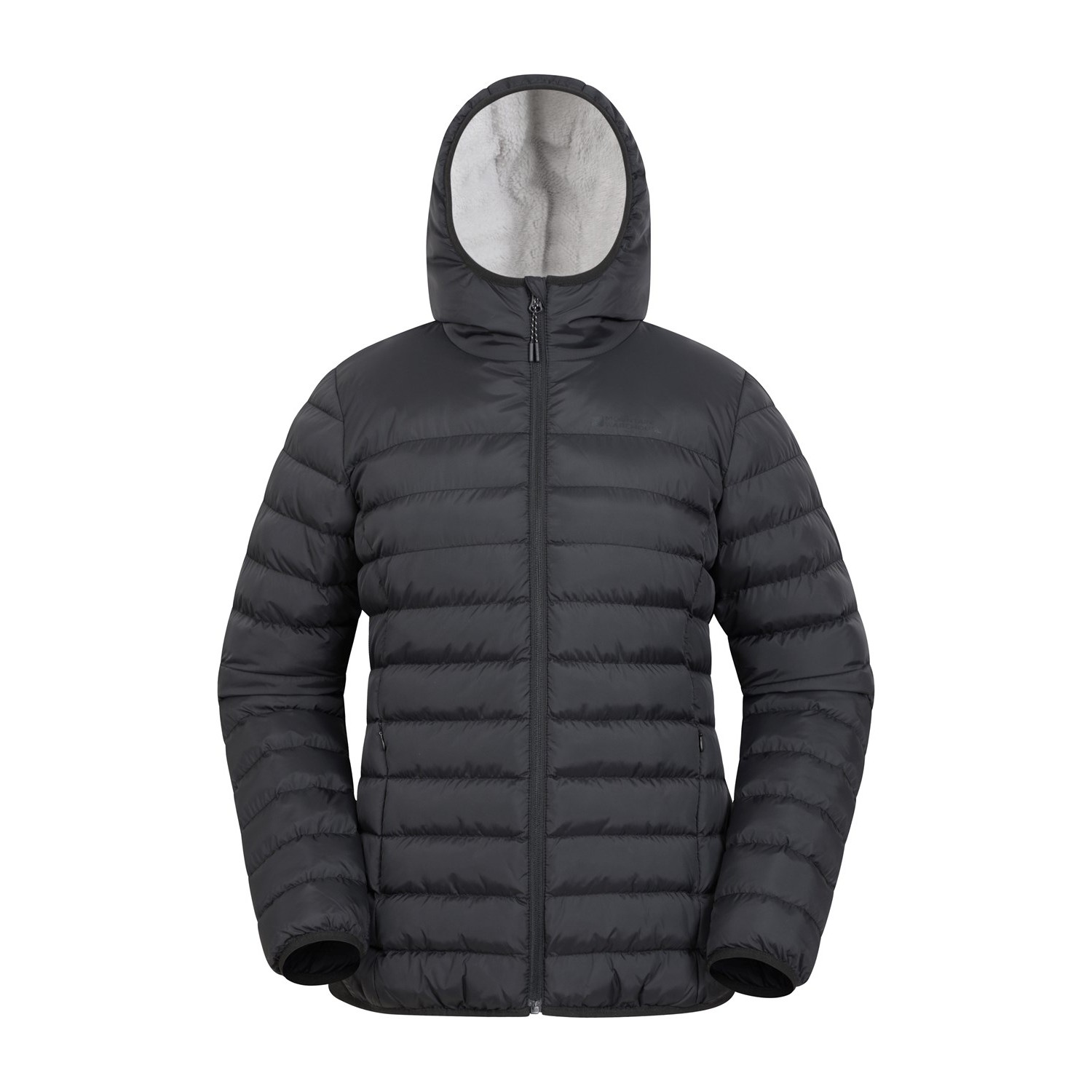 Thumbnail - Mountain Warehouse Damen/Damen Kunstfell gefütterte wattierte Jacke (Schwarz)