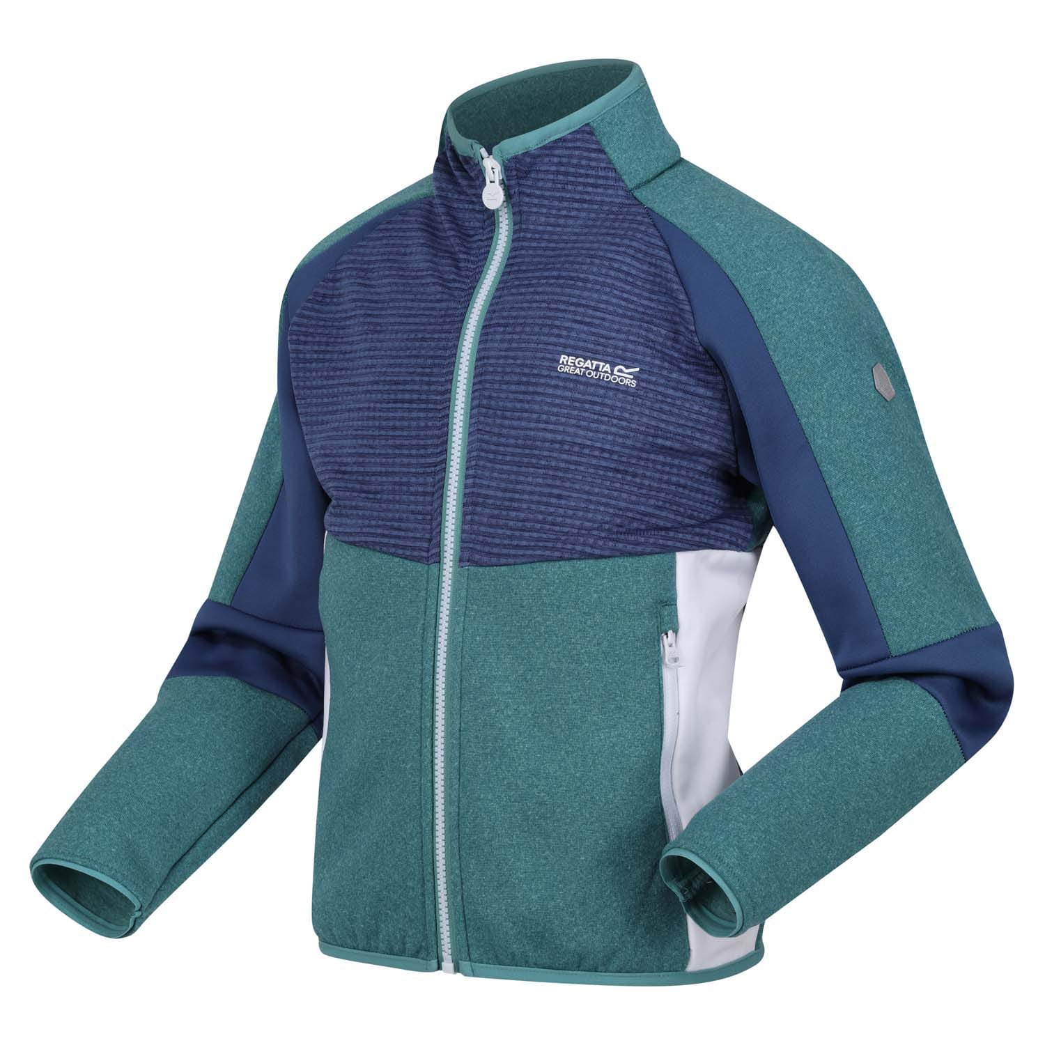Regatta Juniors Oberon VII Full-Zip Fleece in Blue